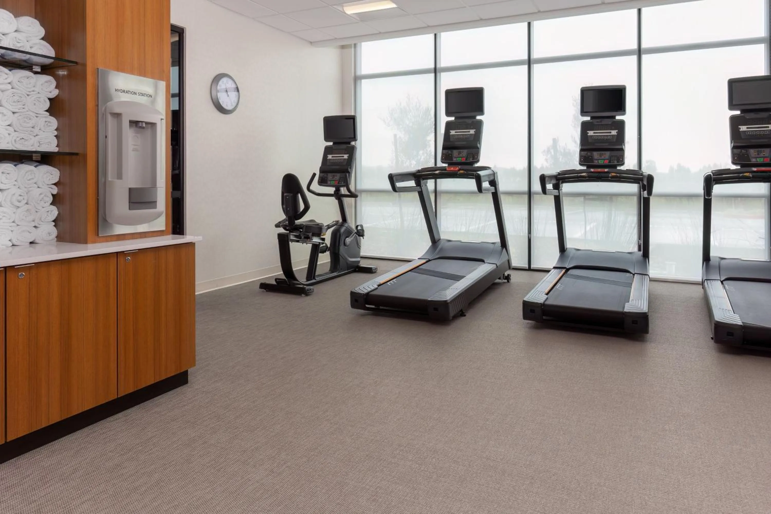 Fitness centre/facilities in SpringHill Suites by Marriott Pleasanton