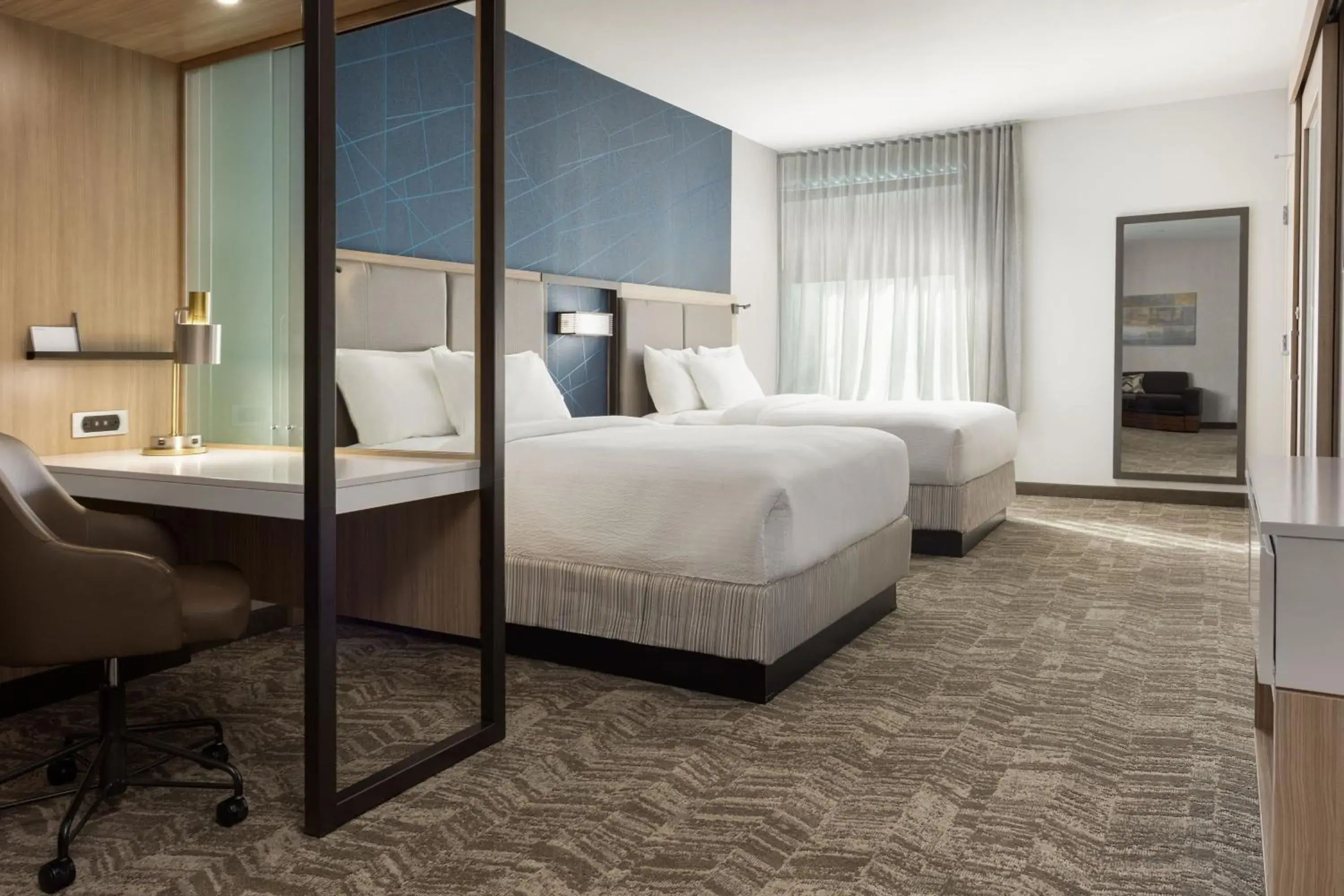 Extended Queen Suite with Trundle Bed in SpringHill Suites by Marriott Pleasanton Extended Queen Suite with Trundle Bed in SpringHill Suites by Marriott Pleasanton