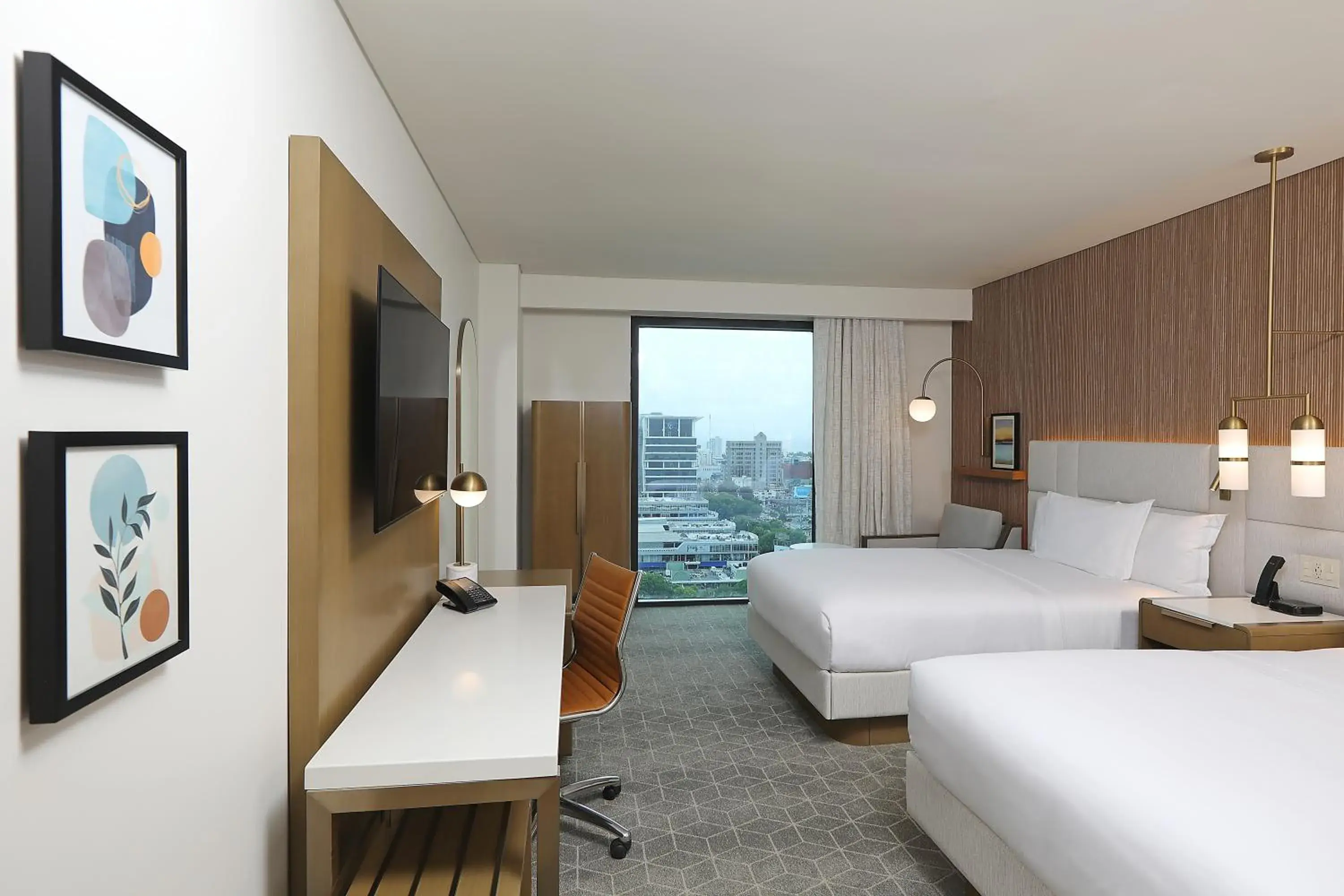 Standard Double Room with Two Double Beds and City View in Courtyard by Marriott Santo Domingo Piantini Standard Double Room with Two Double Beds and City View in Courtyard by Marriott Santo Domingo Piantini