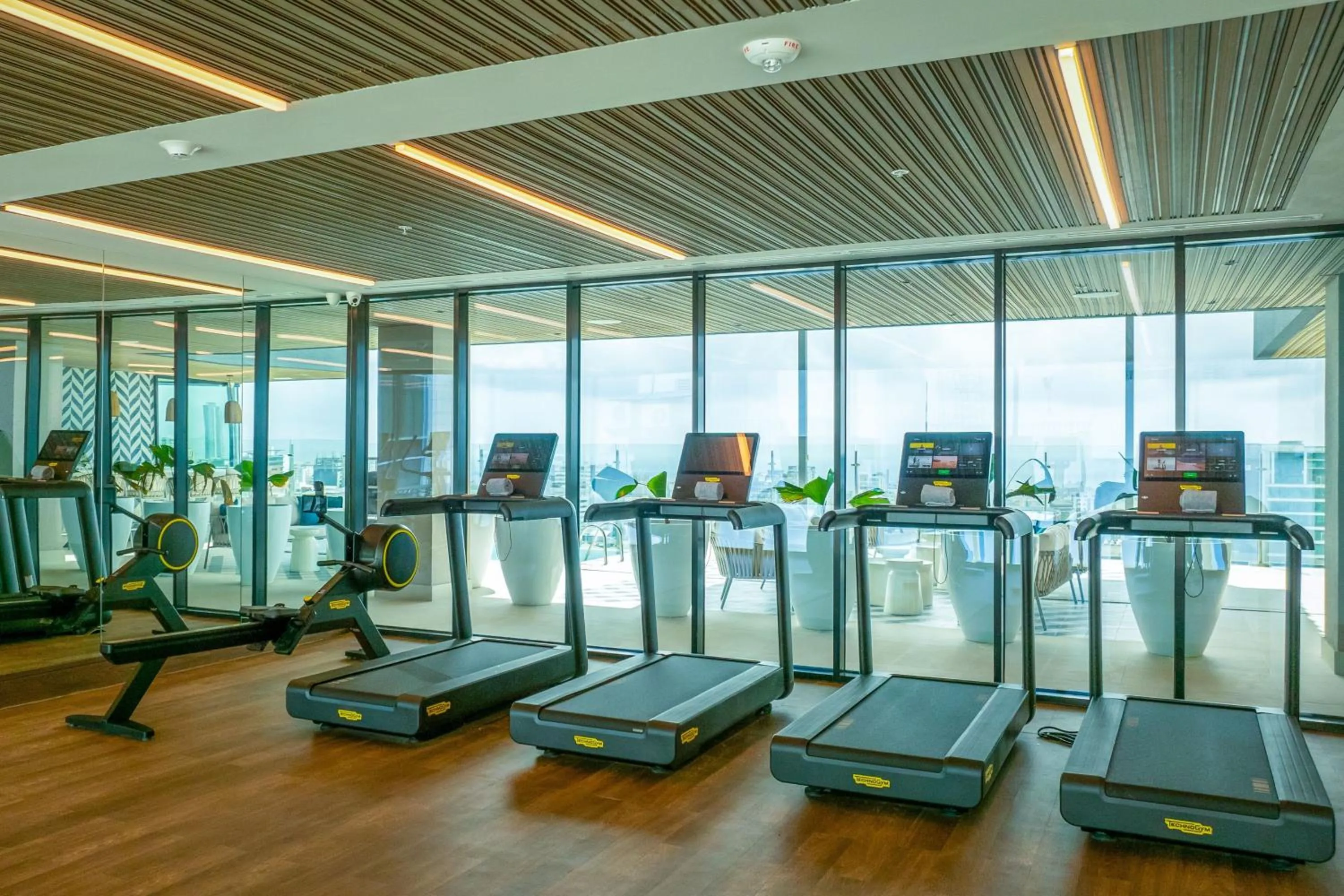 Fitness centre/facilities in Courtyard by Marriott Santo Domingo Piantini
