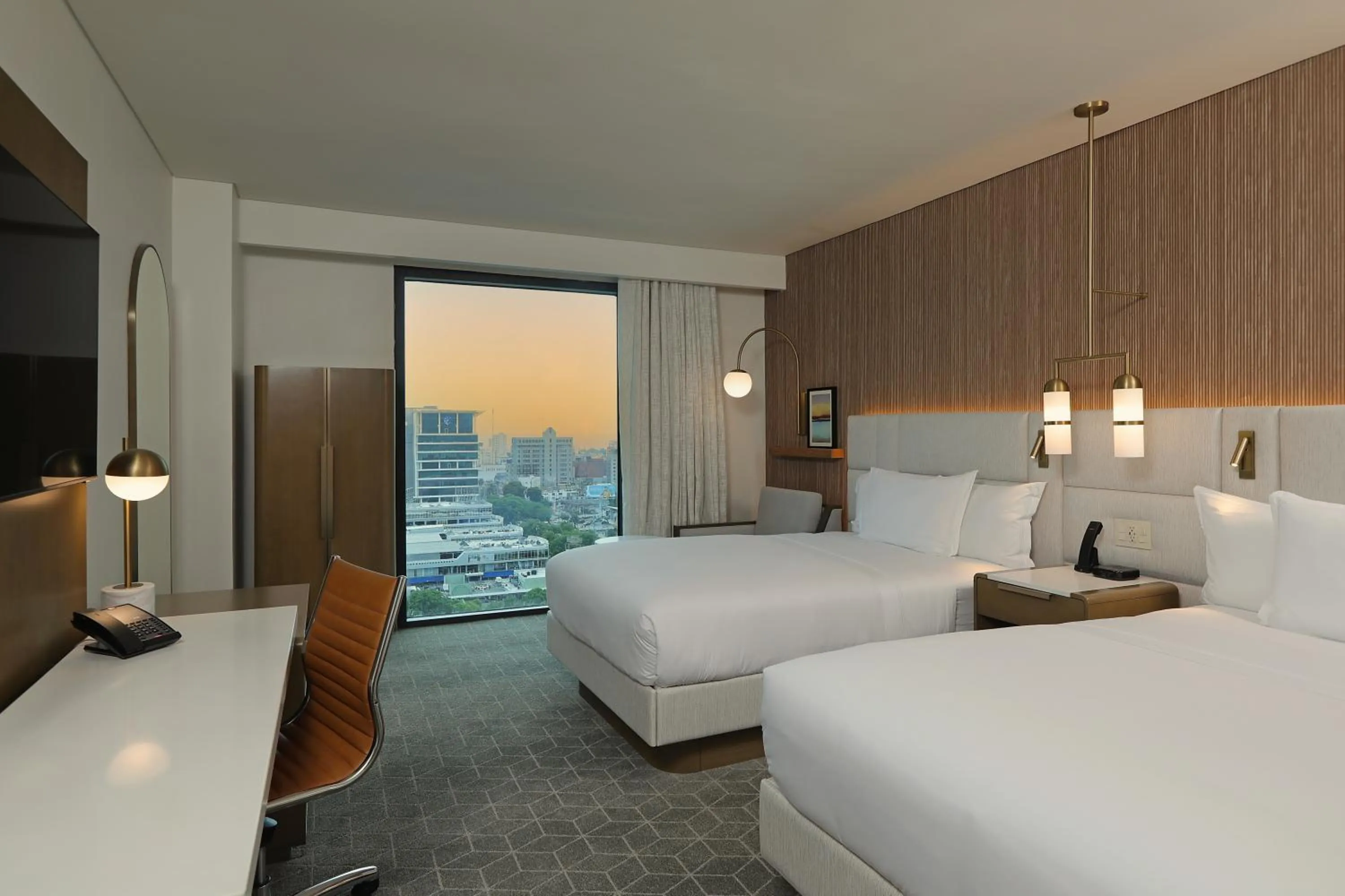 City view, Bed in Courtyard by Marriott Santo Domingo Piantini
