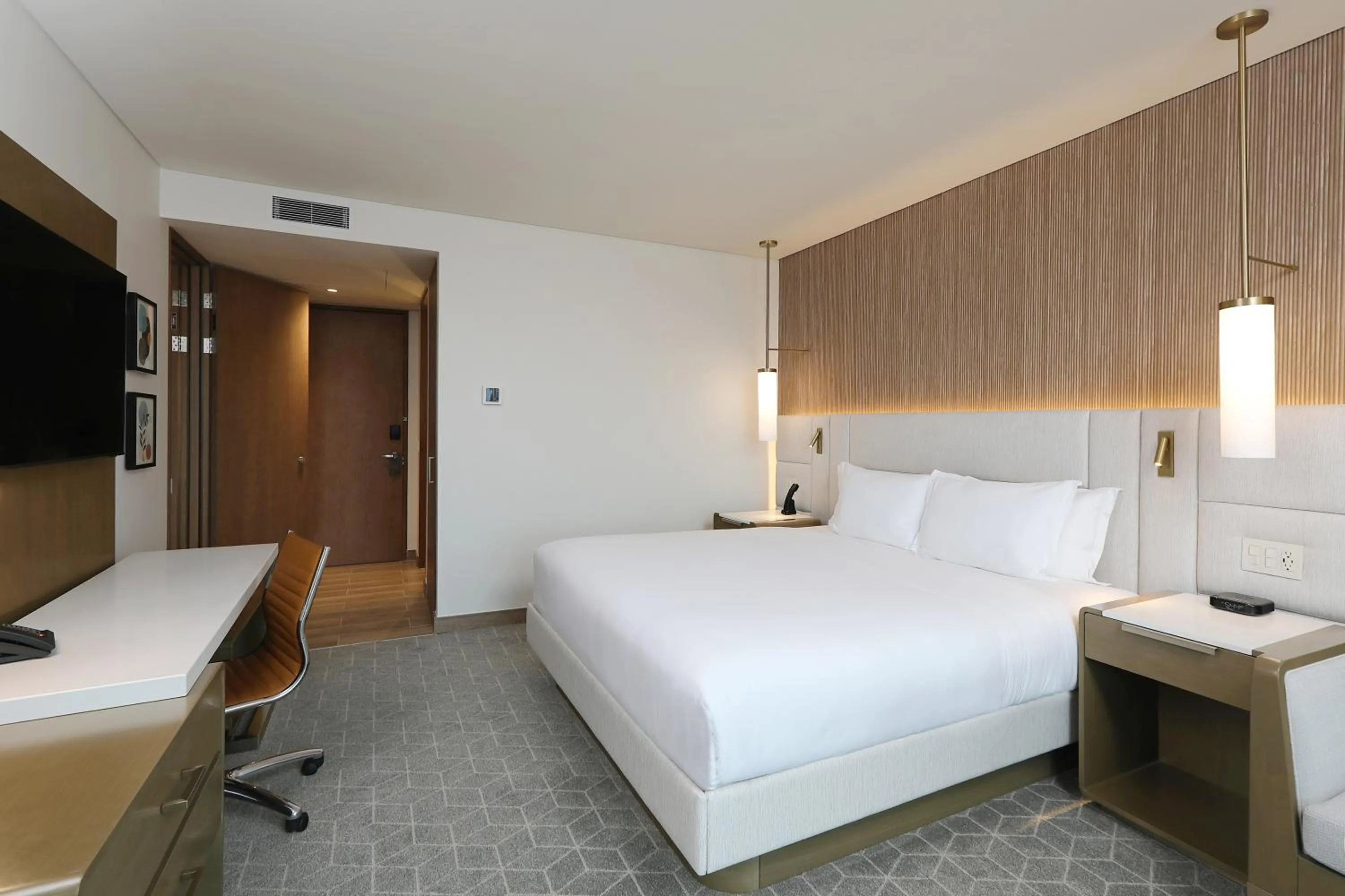 furniture, Bed in Courtyard by Marriott Santo Domingo Piantini