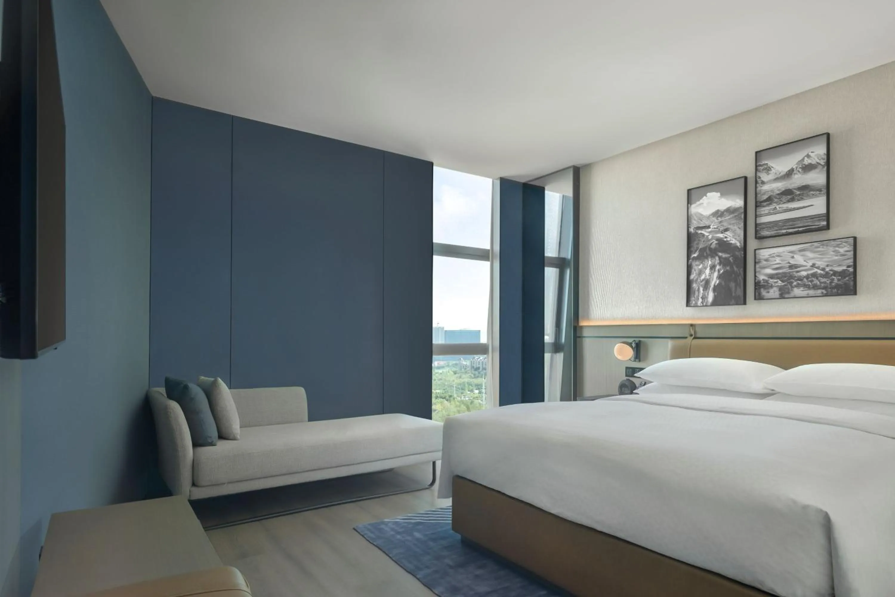 Photo of the whole room, Bed in Four Points by Sheraton Urumqi