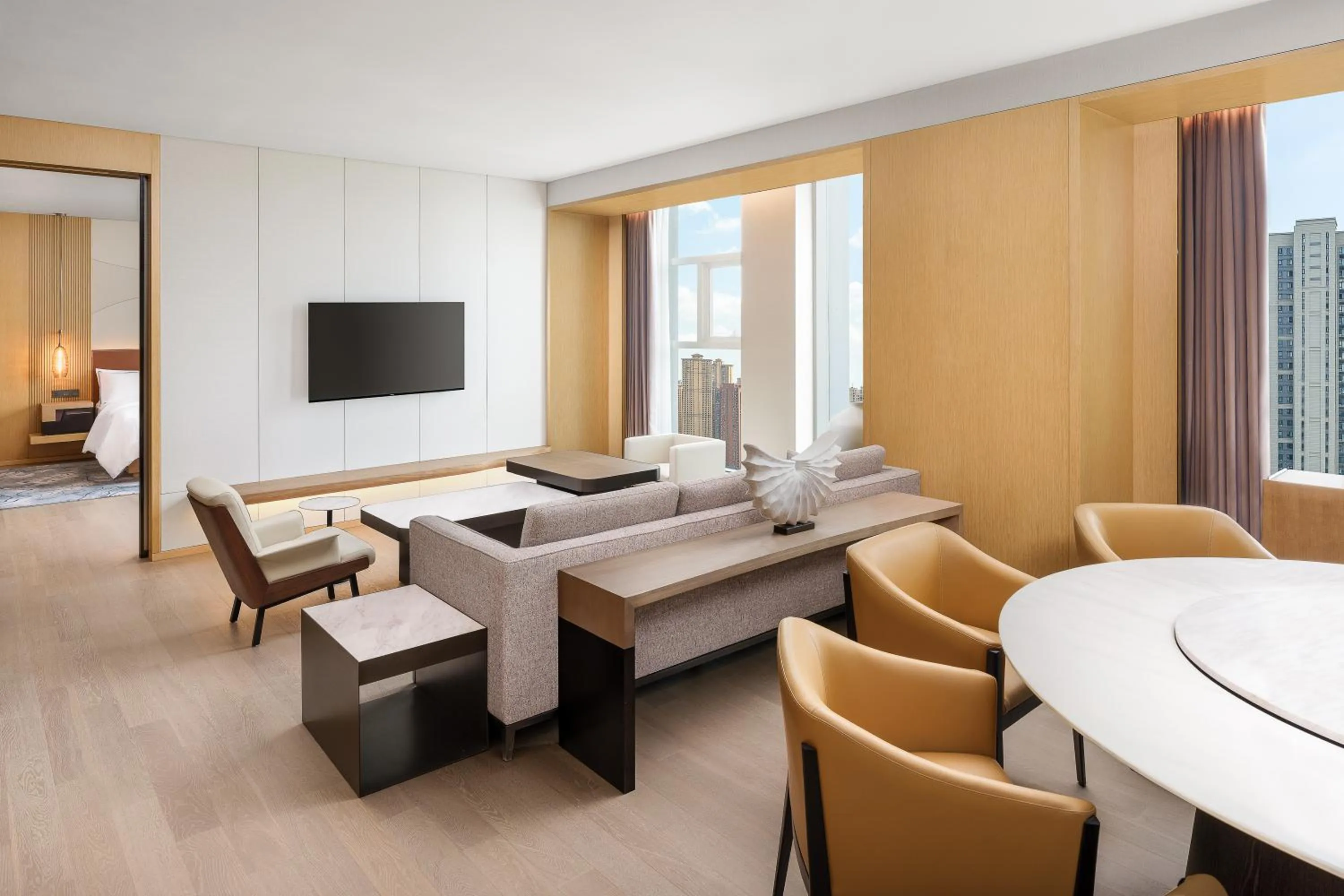 Living room in The Westin Wuhan Hanyang
