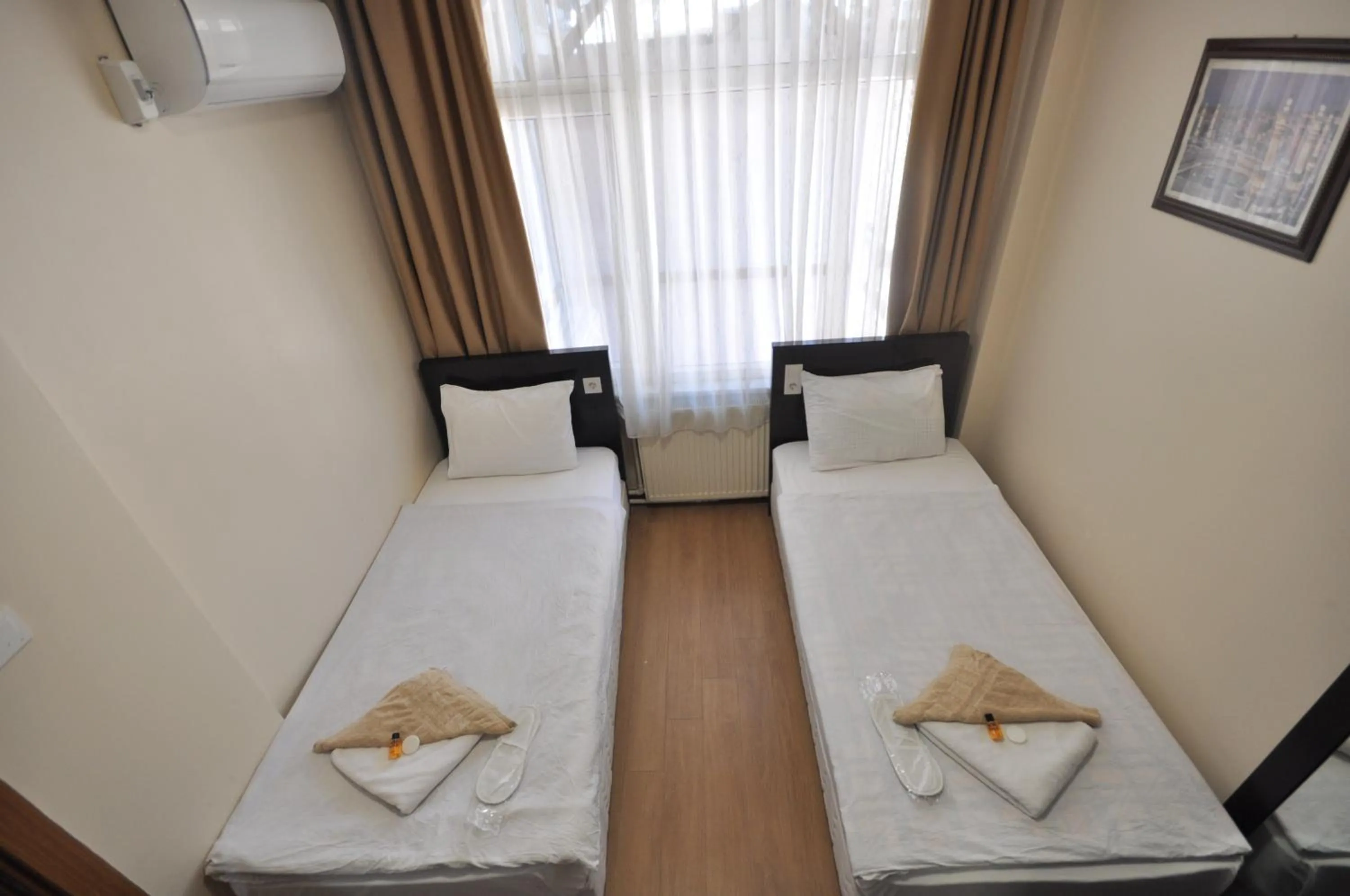 Bed in Hotel Baykal