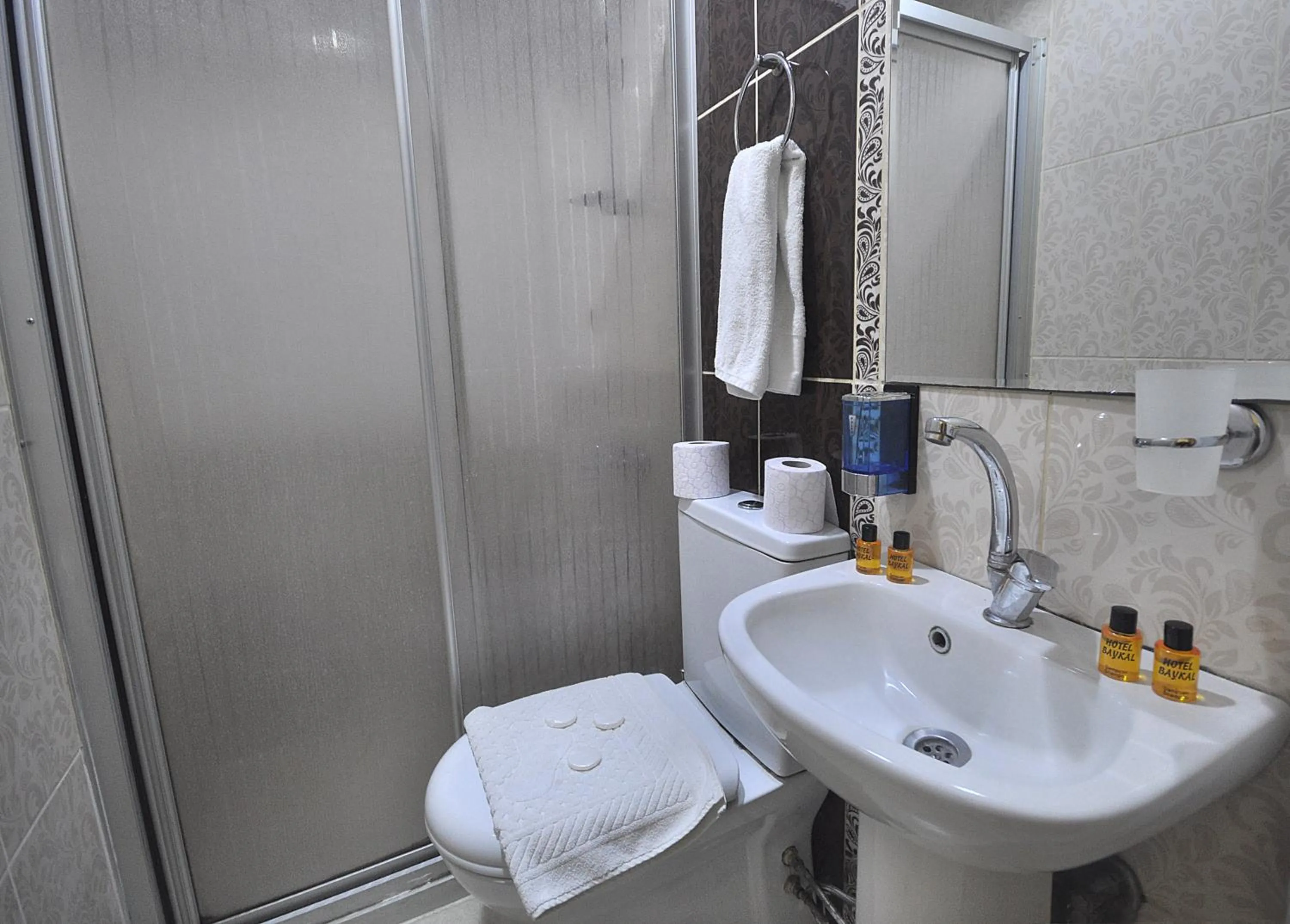 Bathroom in Hotel Baykal