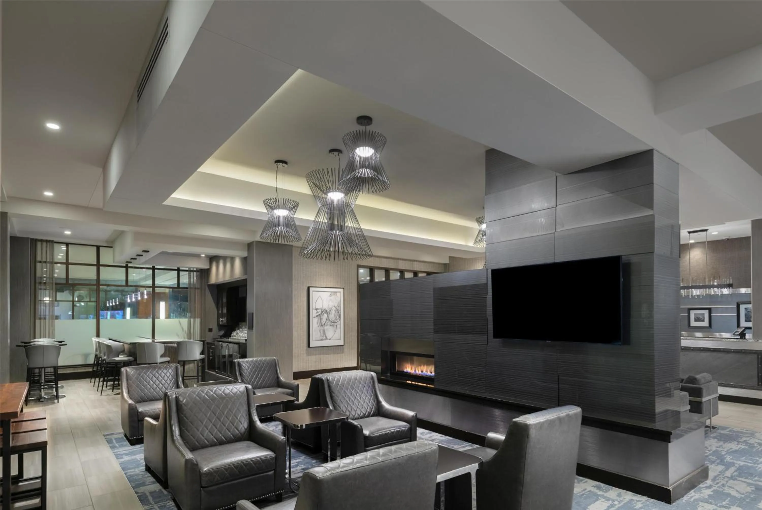 Lobby or reception in Hampton Inn & Suites Portsmouth Downtown