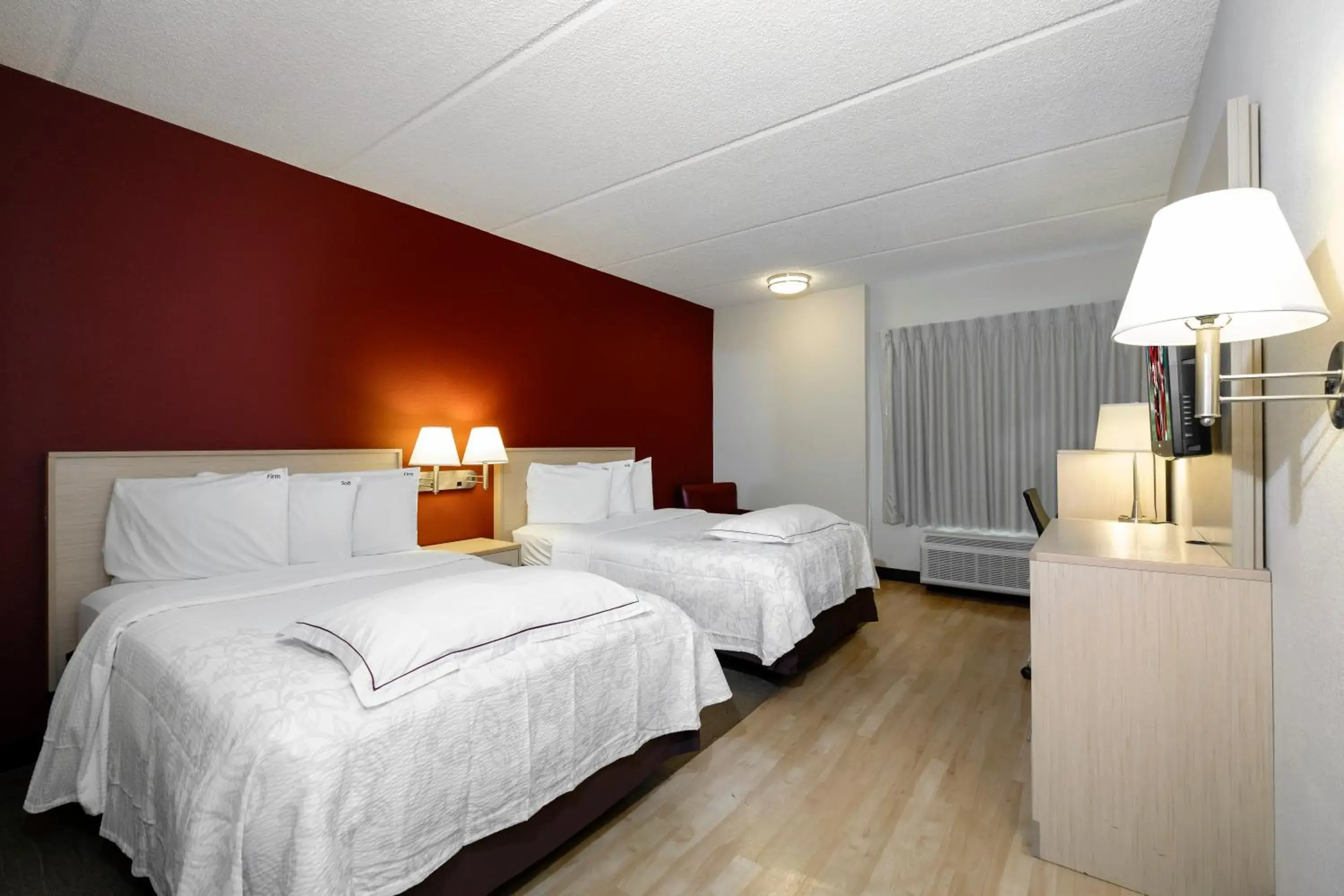 Premium Room with Two Double Beds Smoke Free (Upgraded Bedding and Snack Box) in Red Roof Inn PLUS + Gainesville Premium Room with Two Double Beds Smoke Free (Upgraded Bedding and Snack Box) in Red Roof Inn PLUS + Gainesville