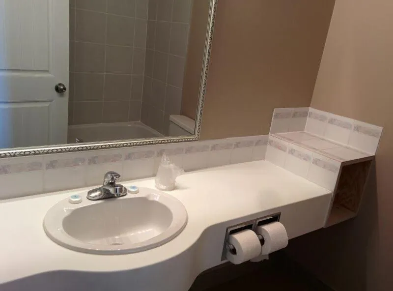 Bathroom in Bonnyville Hotel