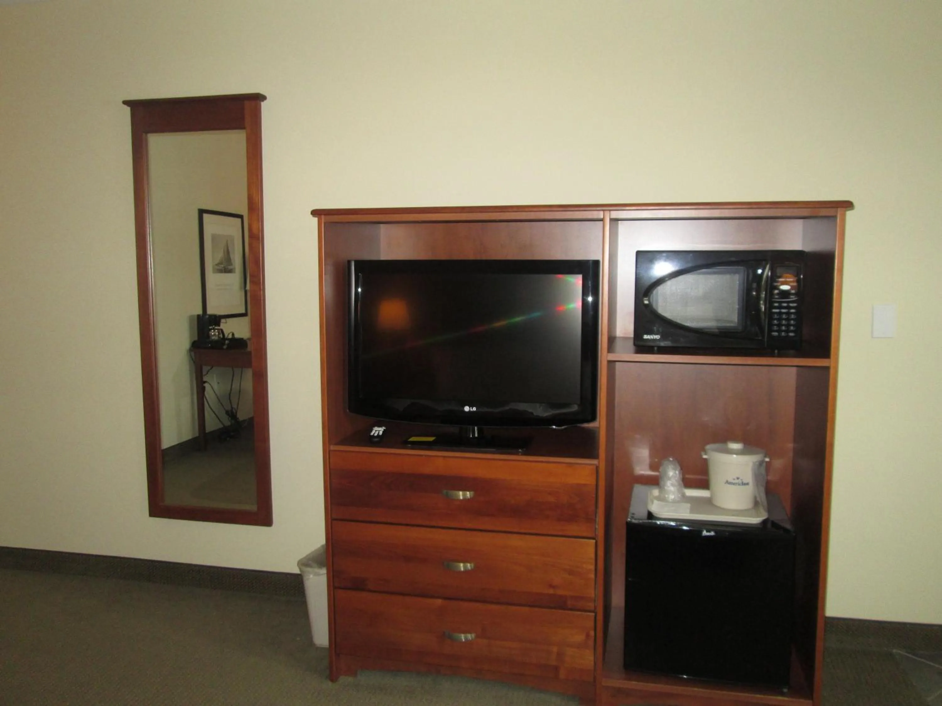 TV and multimedia in AmericInn by Wyndham Charlevoix