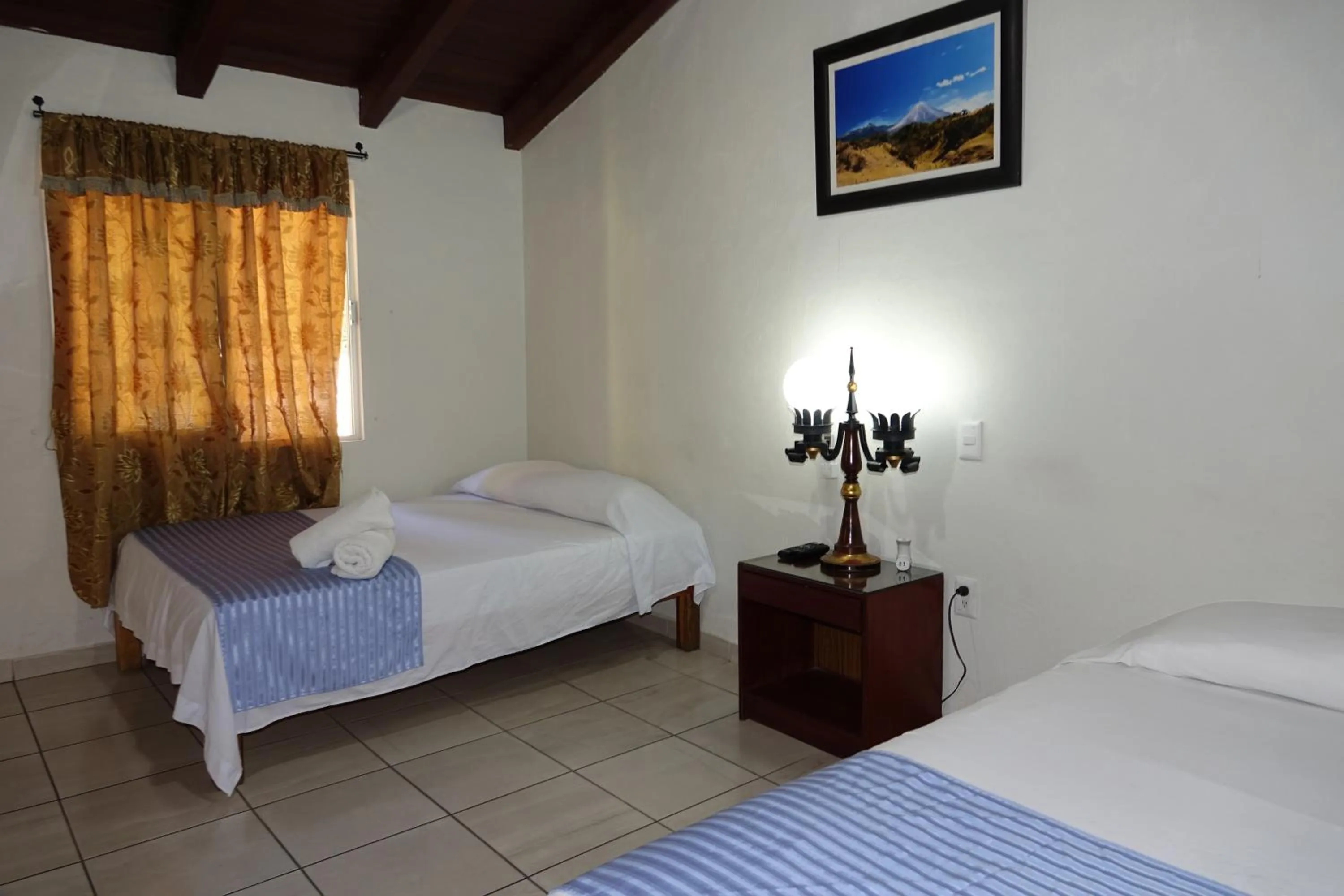 Bed in Hotel Posada Comala