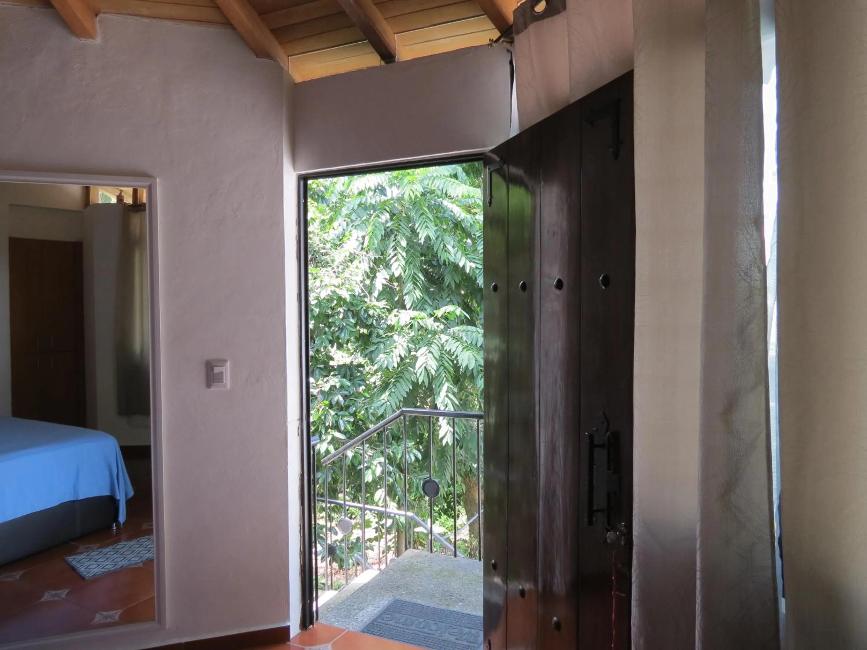 Bed in Hotel Posada Comala