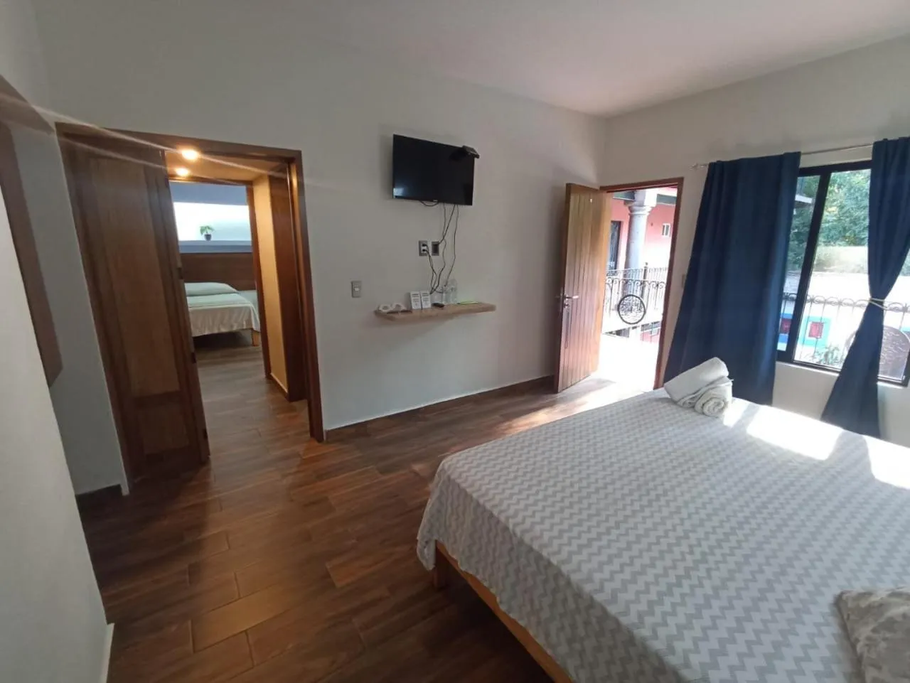 Bed in Hotel Posada Comala