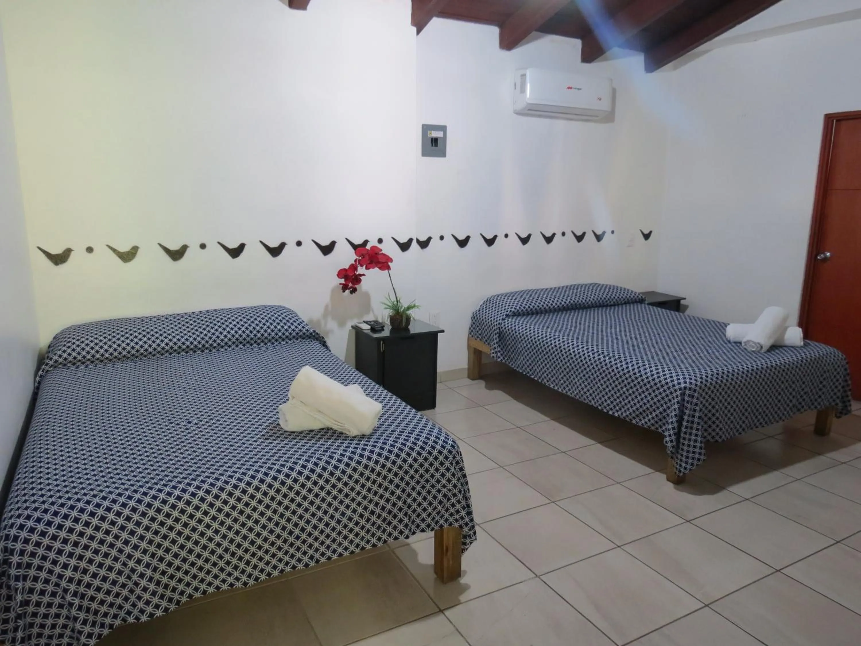 Bed in Hotel Posada Comala