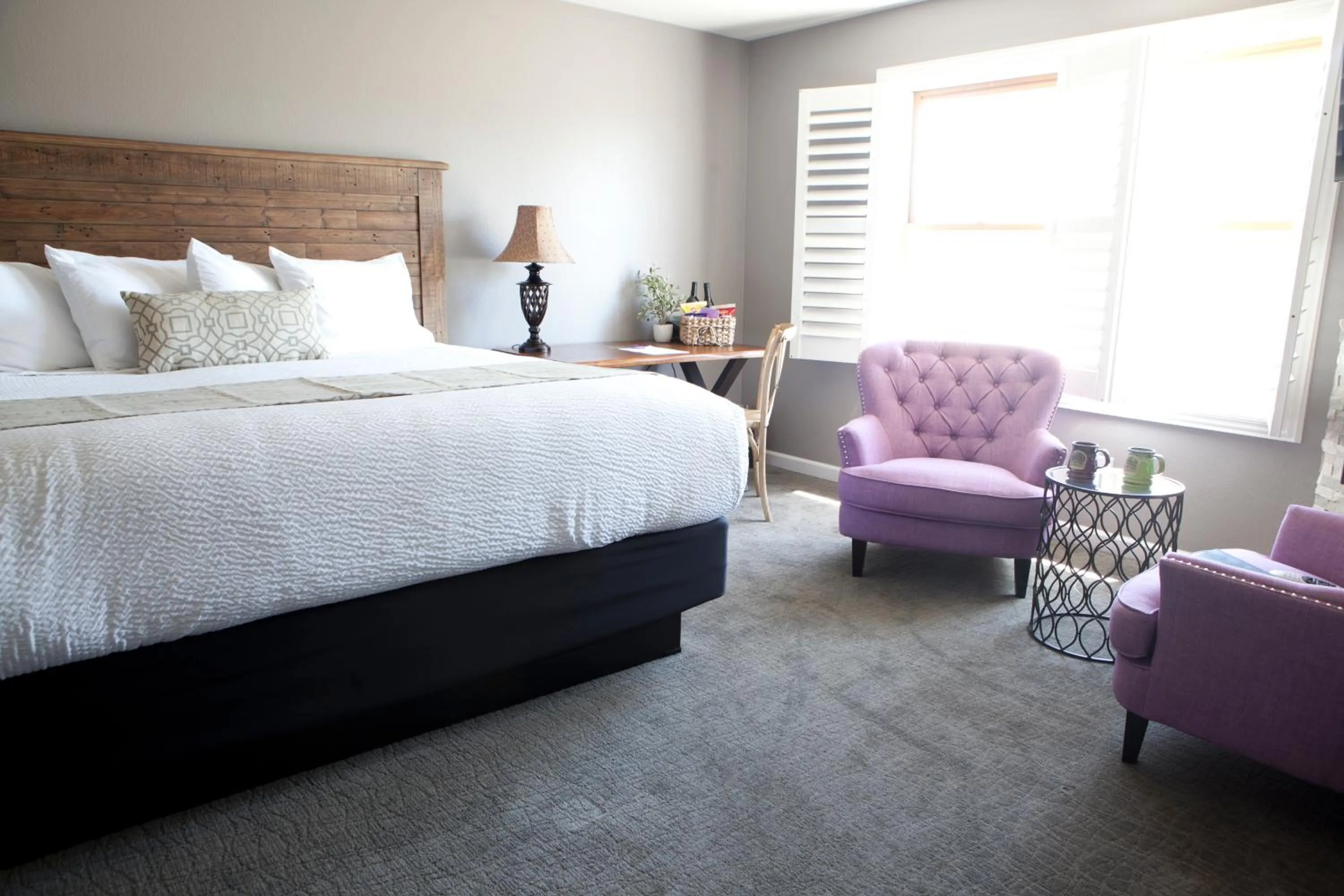 Bed in Purple Orchid Resort & Spa