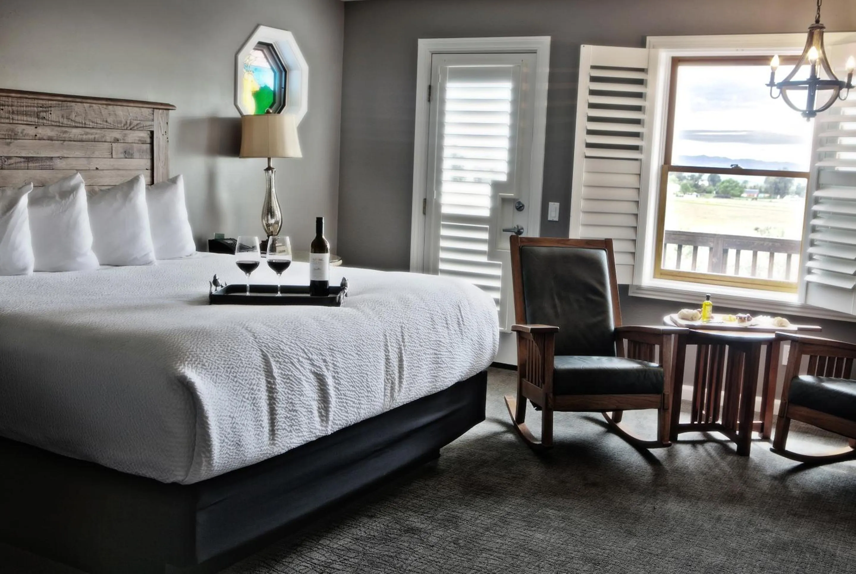 Bed in Purple Orchid Resort & Spa