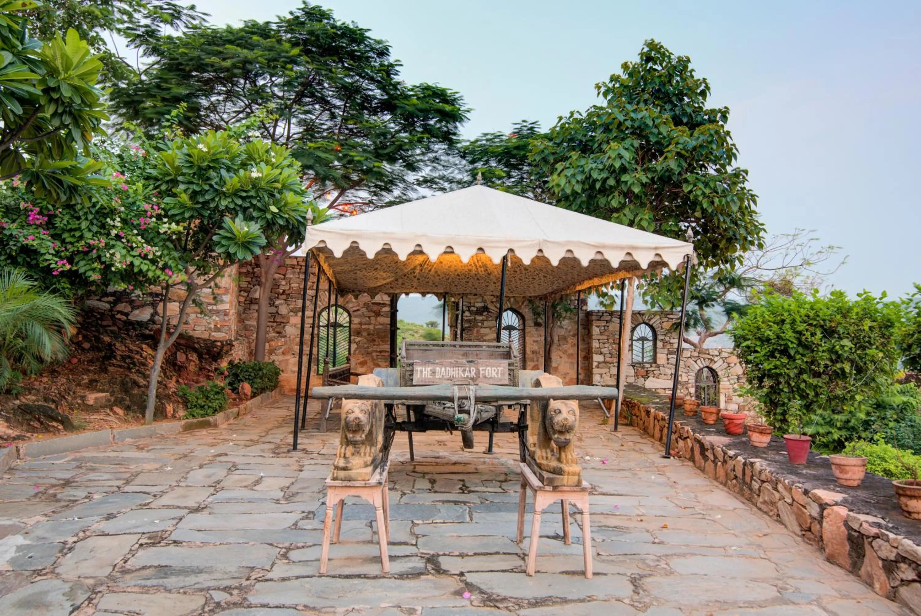 Garden in Fort Dadhikar, Alwar