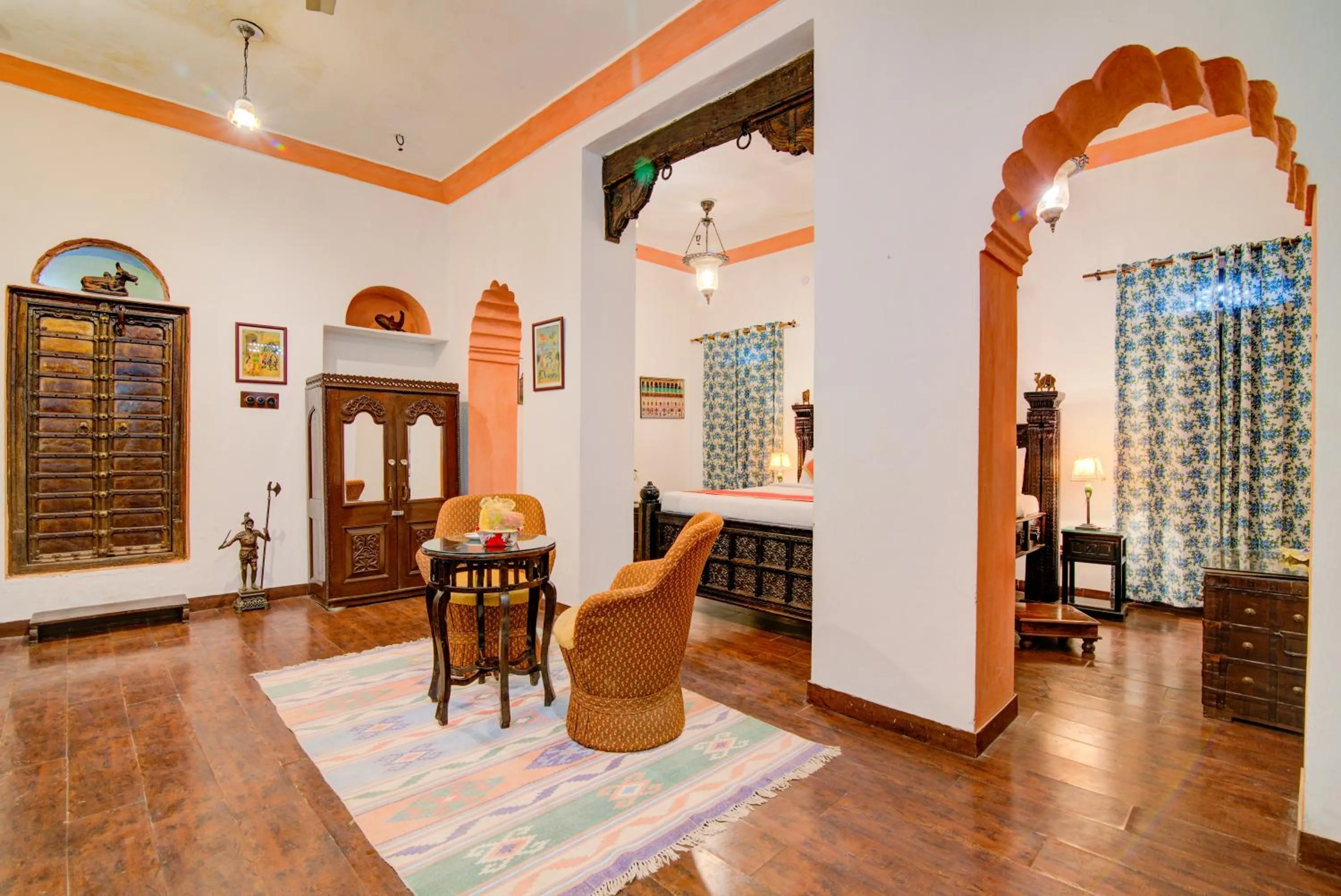 Living room in Fort Dadhikar, Alwar