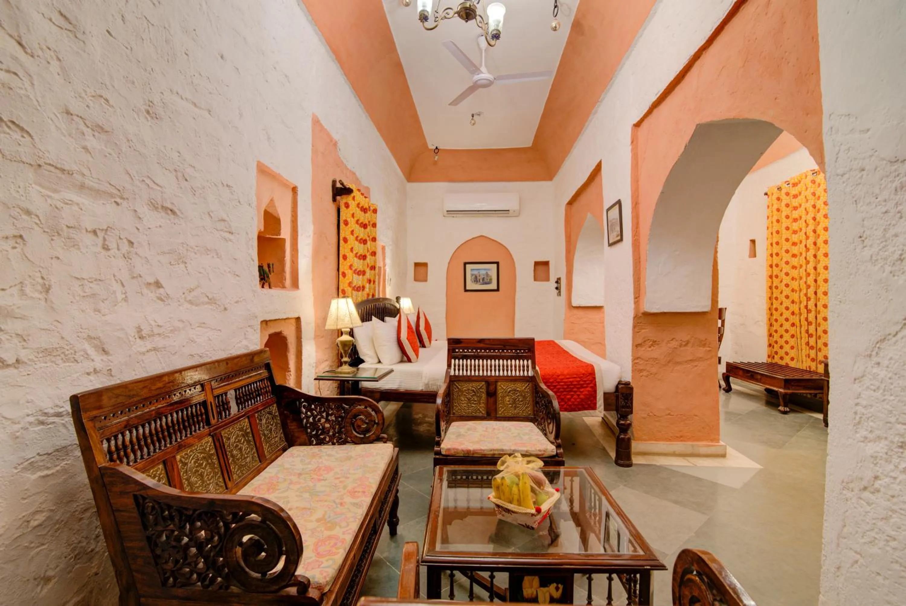 Living room in Fort Dadhikar, Alwar