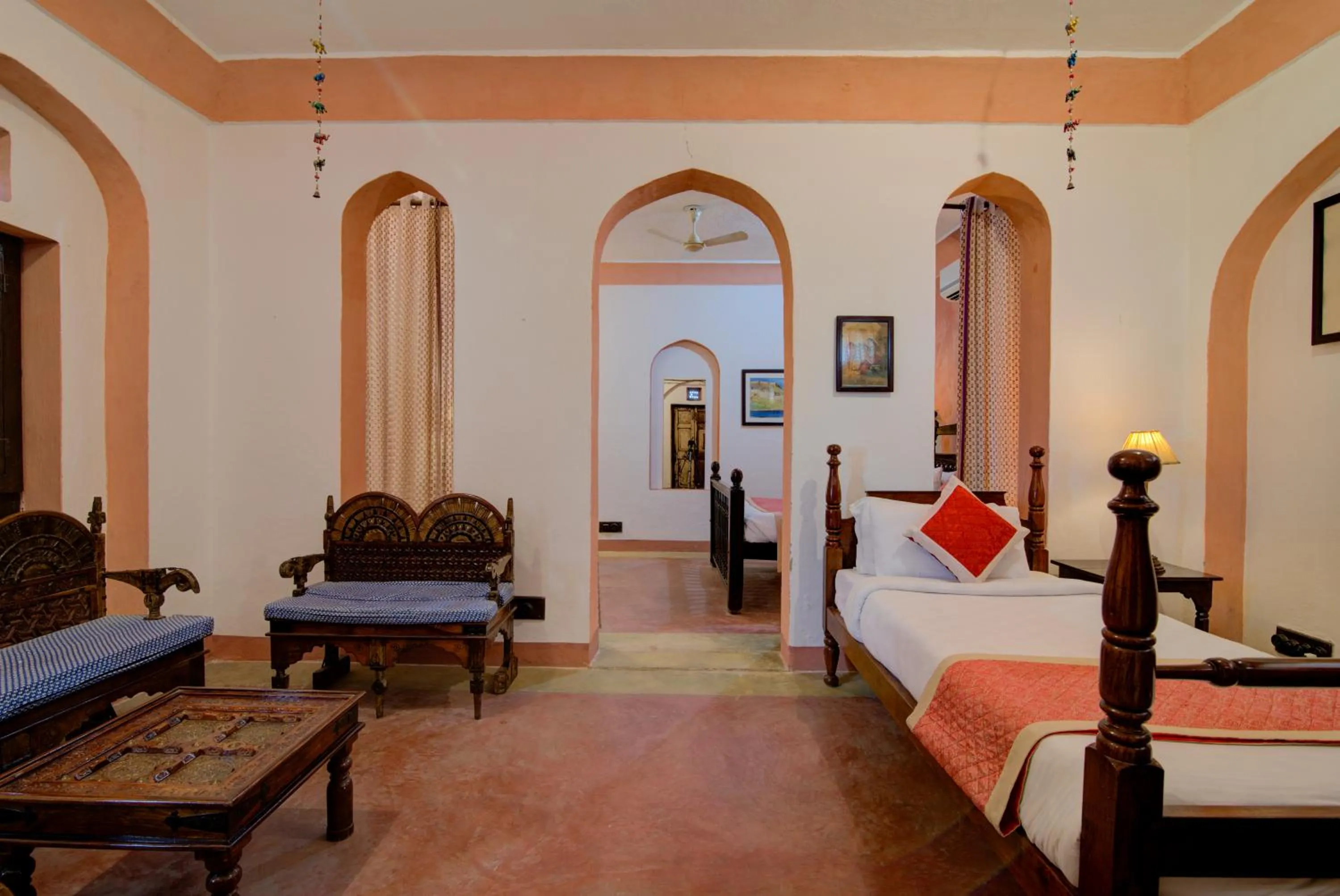 Photo of the whole room, Bed in Fort Dadhikar, Alwar