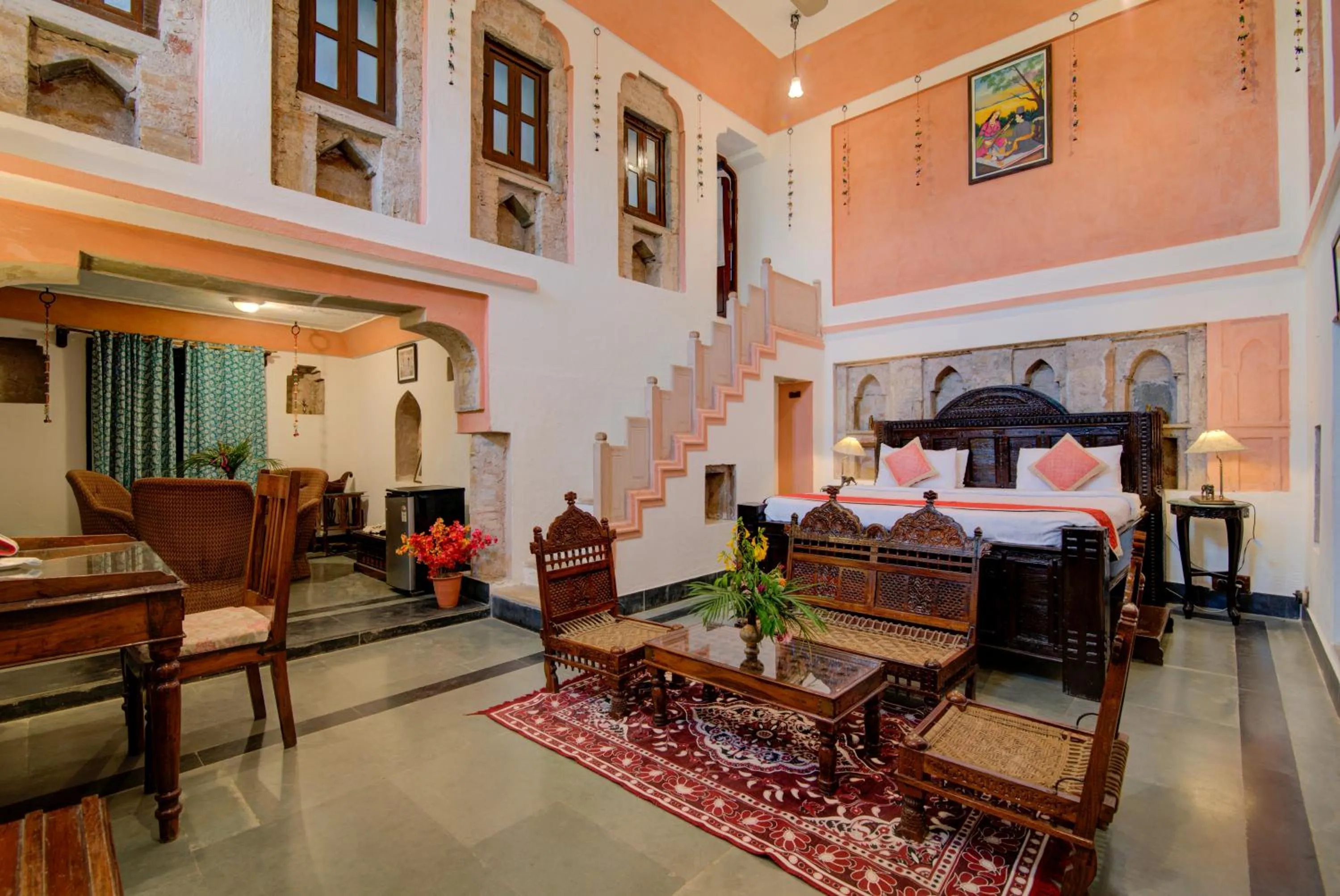 Bed in Fort Dadhikar, Alwar