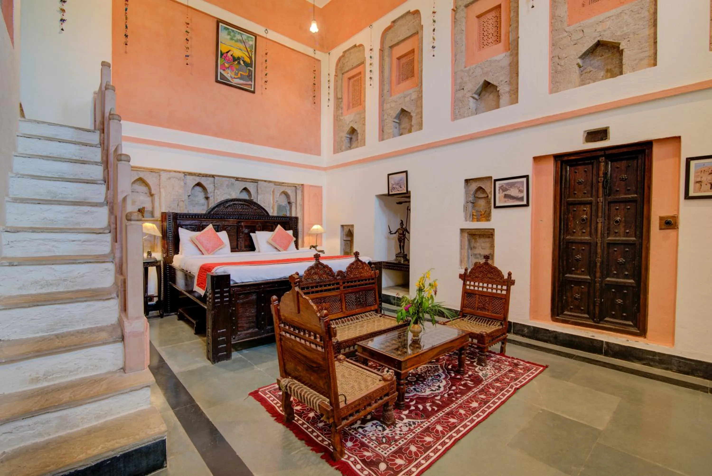 Bed in Fort Dadhikar, Alwar
