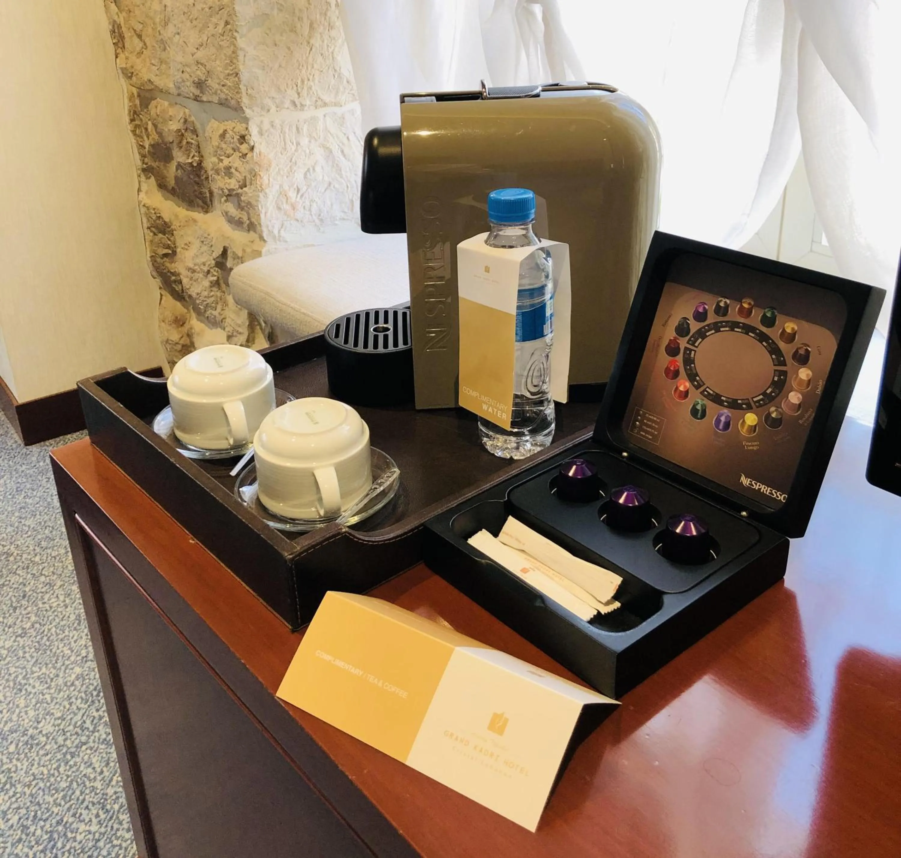 Coffee/tea facilities in Grand Kadri Hotel - History Marked by Cristal Lebanon