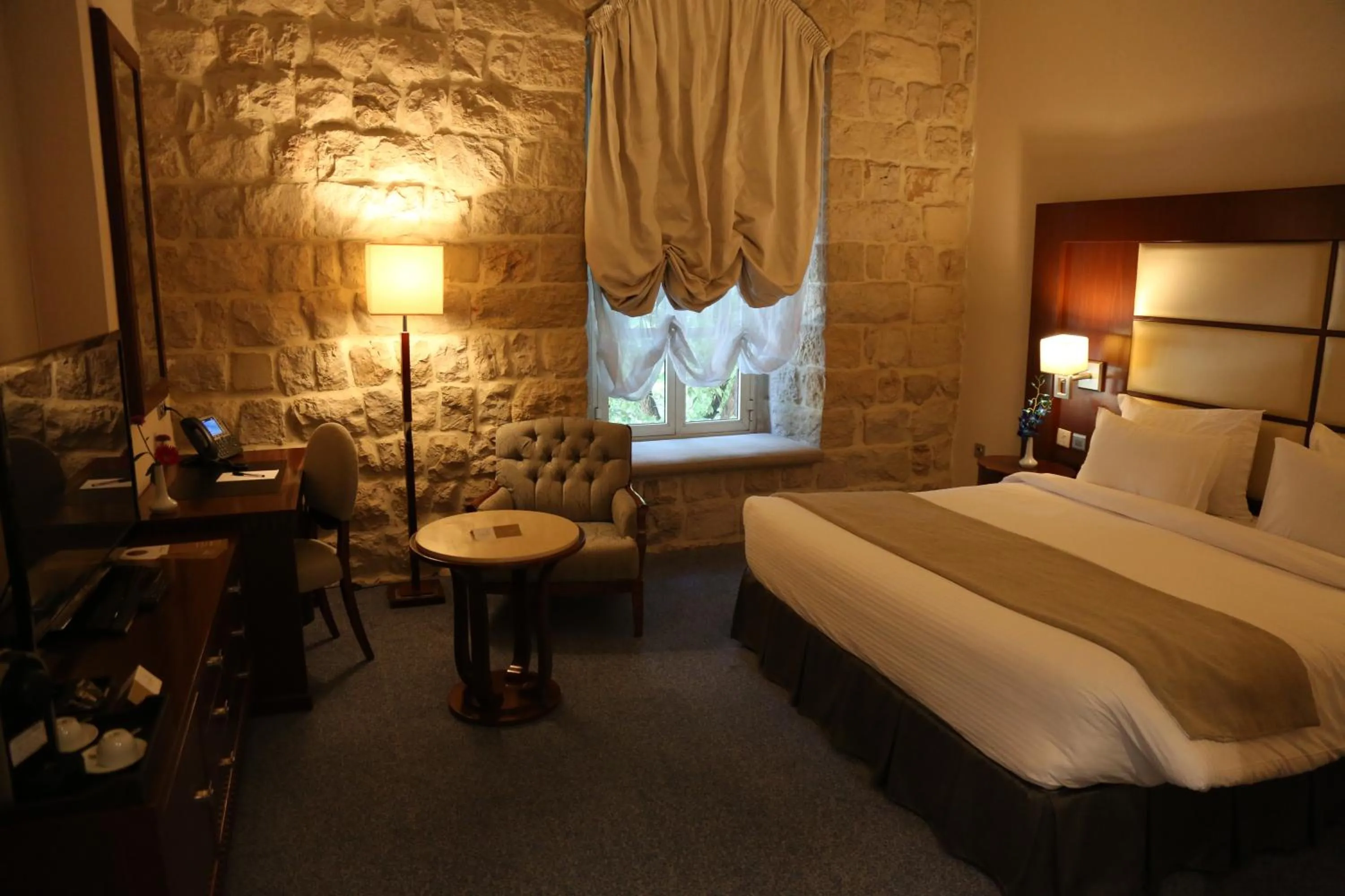 Bedroom, Bed in Grand Kadri Hotel - History Marked by Cristal Lebanon