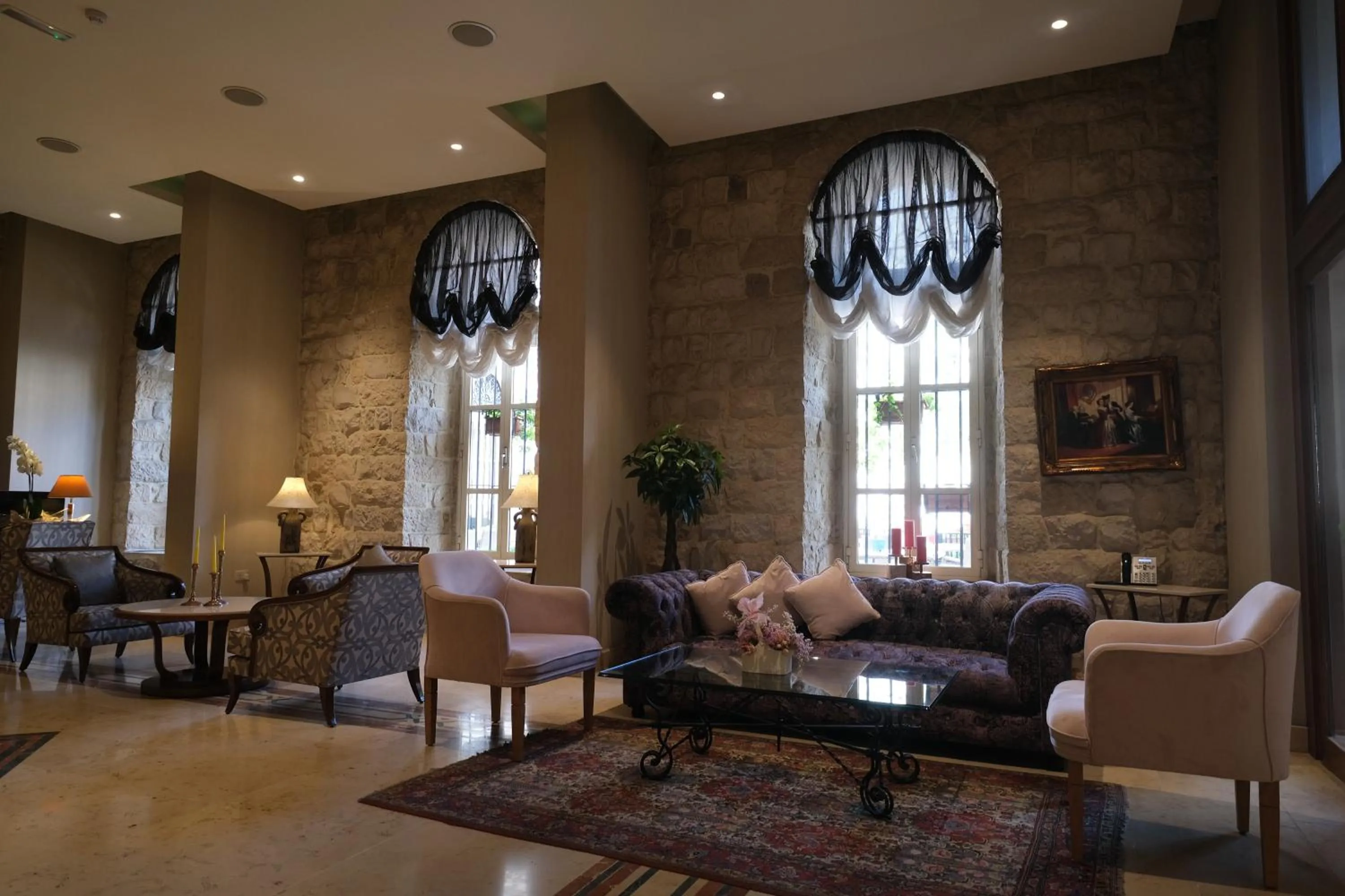 Lobby or reception in Grand Kadri Hotel - History Marked by Cristal Lebanon