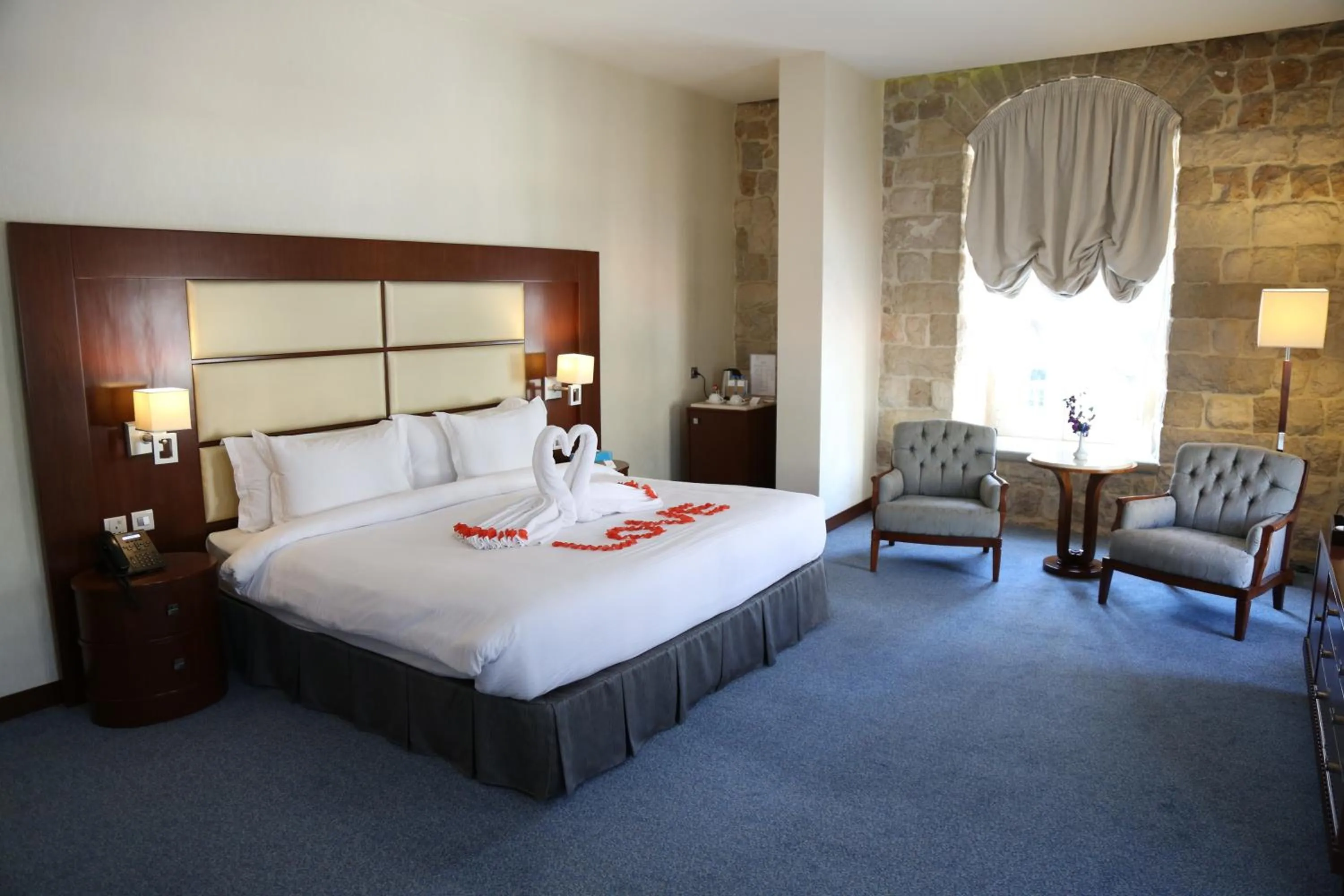 Bedroom, Bed in Grand Kadri Hotel - History Marked by Cristal Lebanon