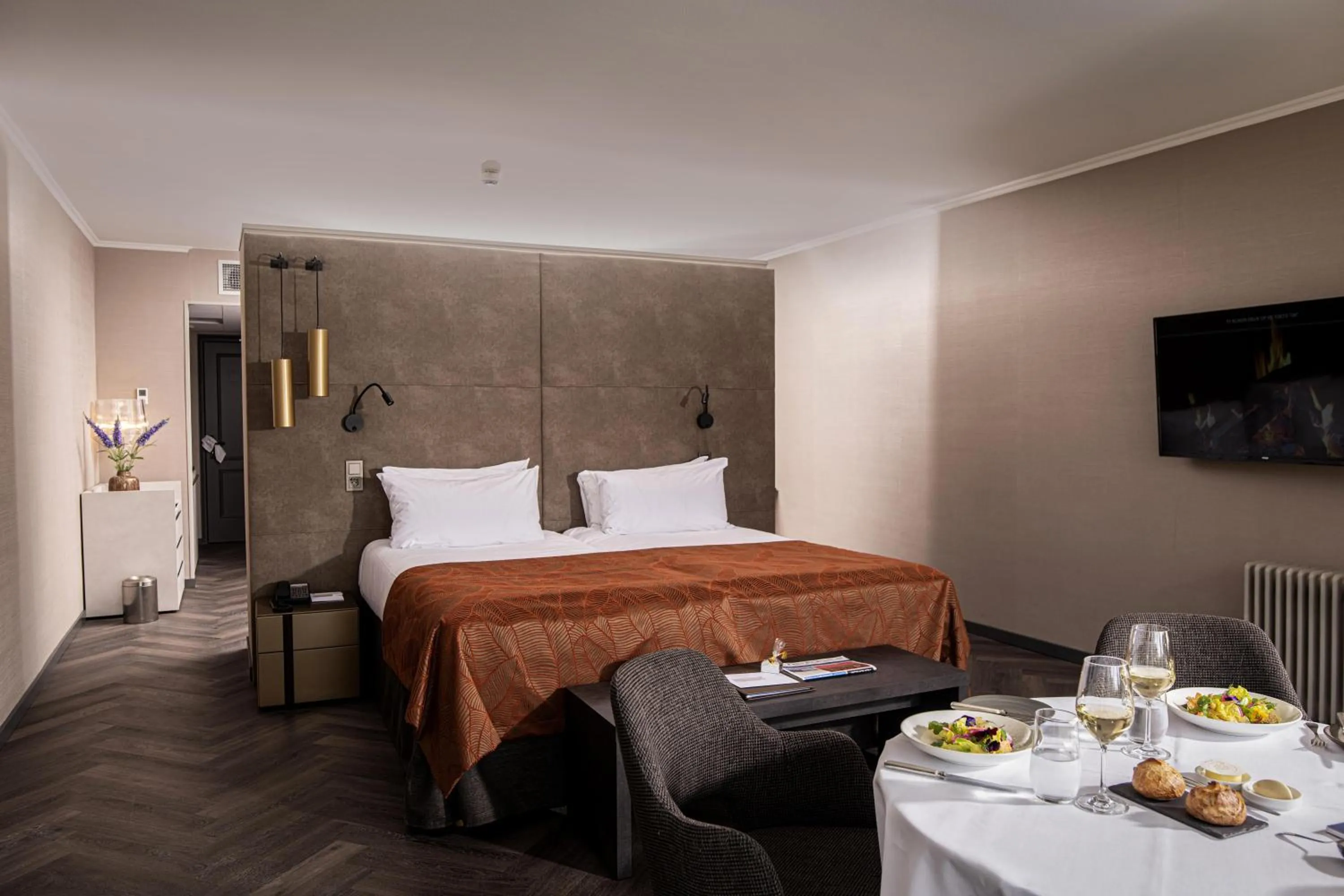 Bedroom, Bed in Landgoed Lauswolt