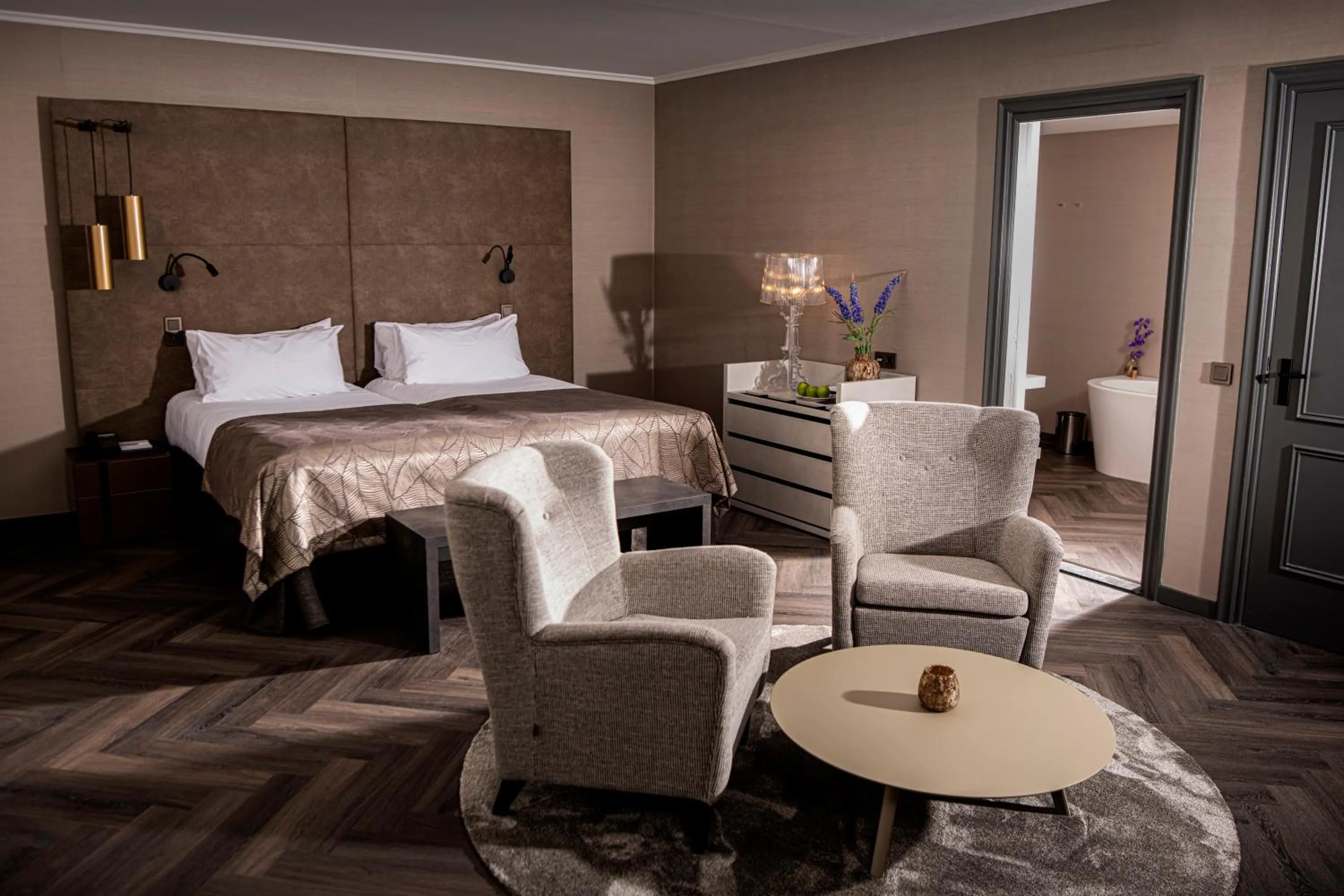 Photo of the whole room, Bed in Landgoed Lauswolt