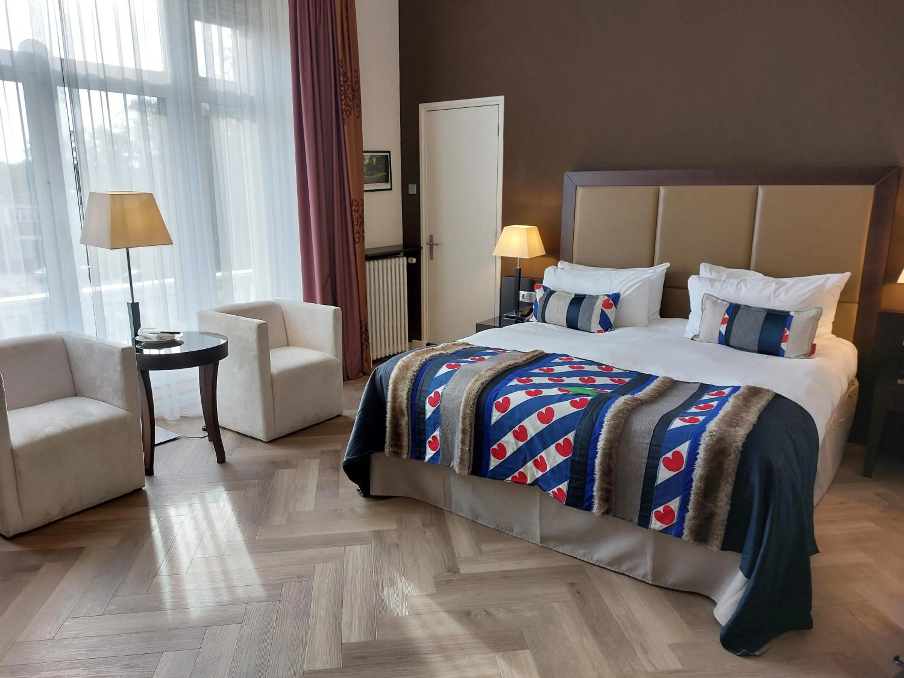 Bedroom, Bed in Landgoed Lauswolt