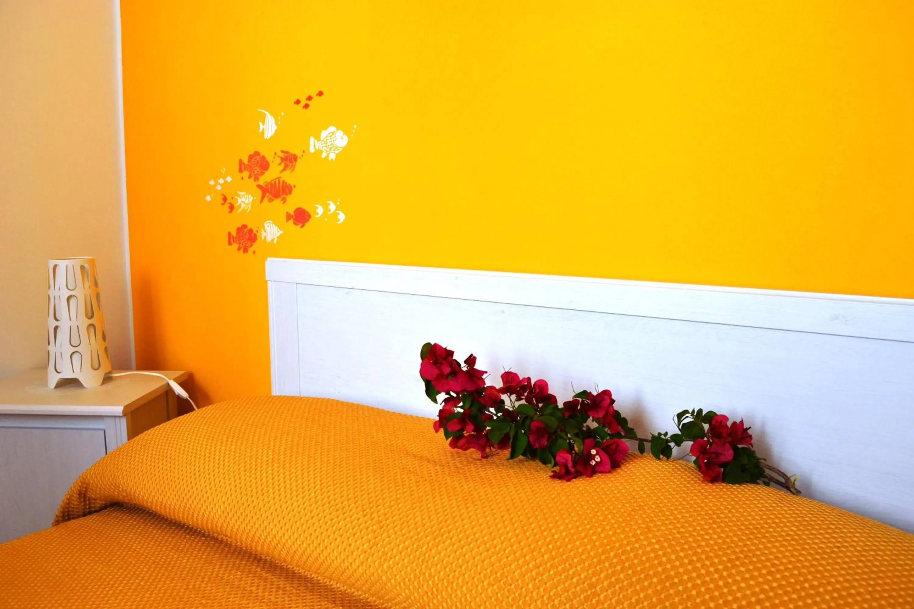 Decorative detail, Bed in B&B Vivere il Mare