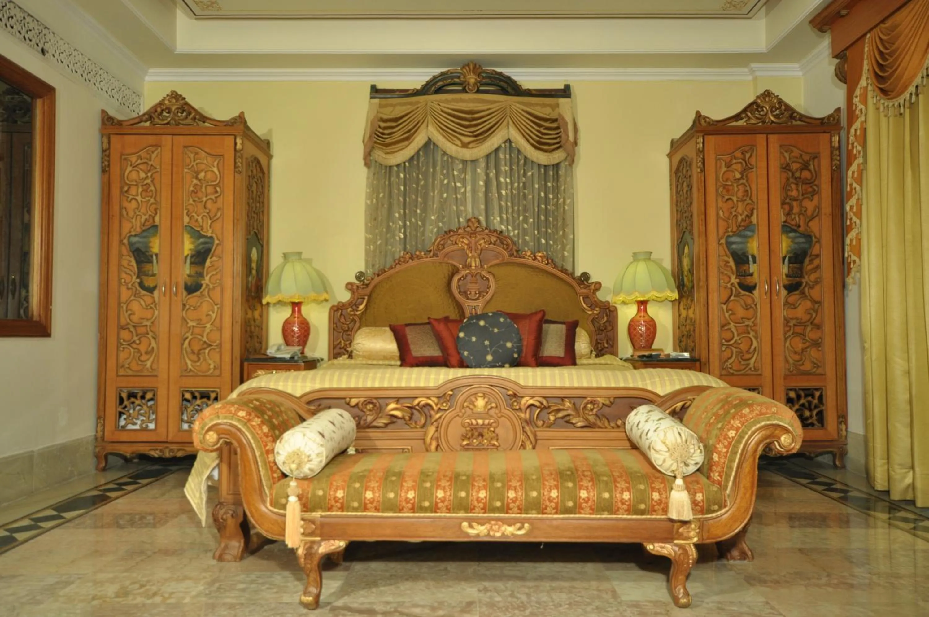 Bedroom in Shiv Vilas Resort