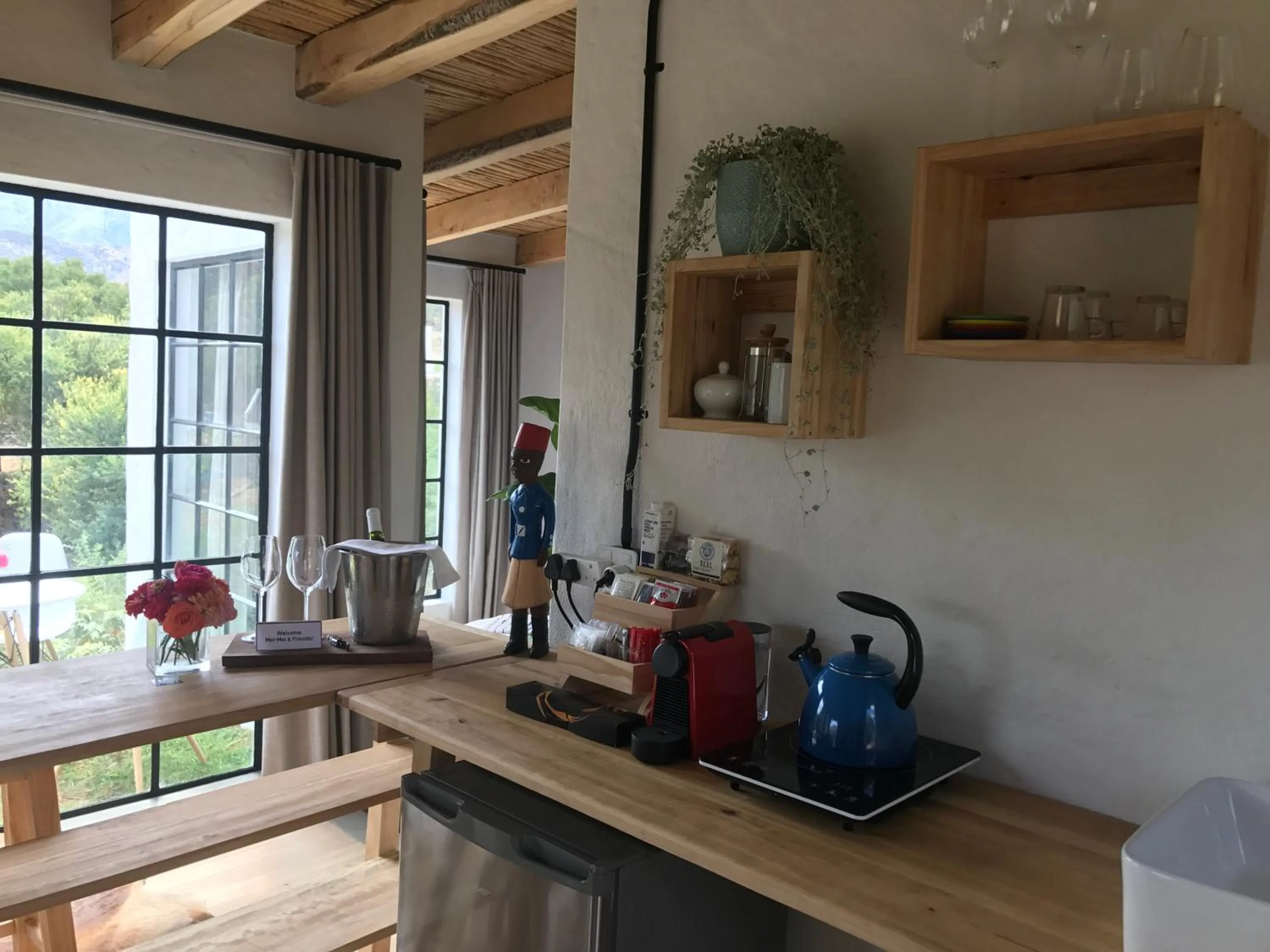 Coffee/tea facilities in De Kombuys