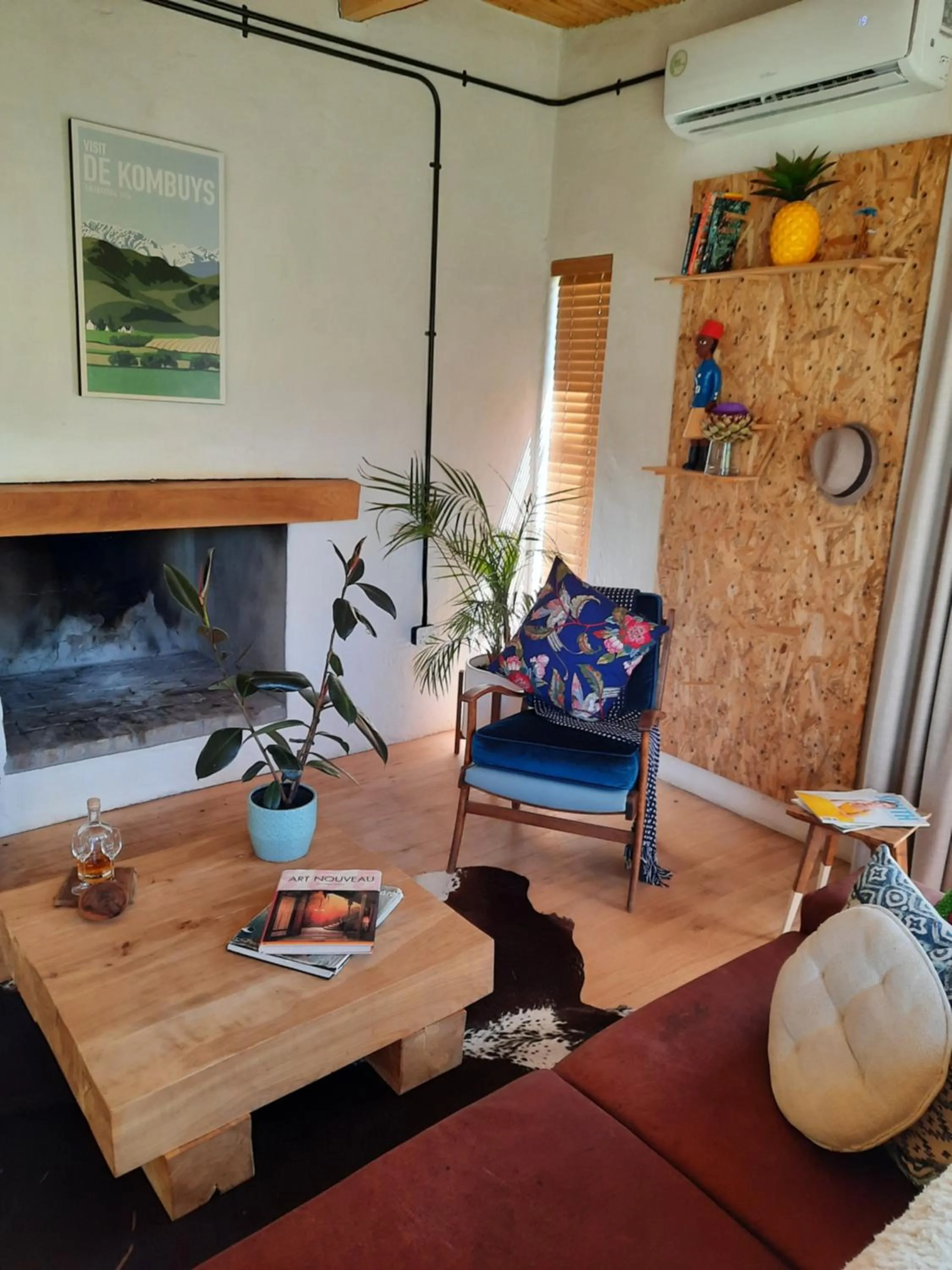 Living room in De Kombuys