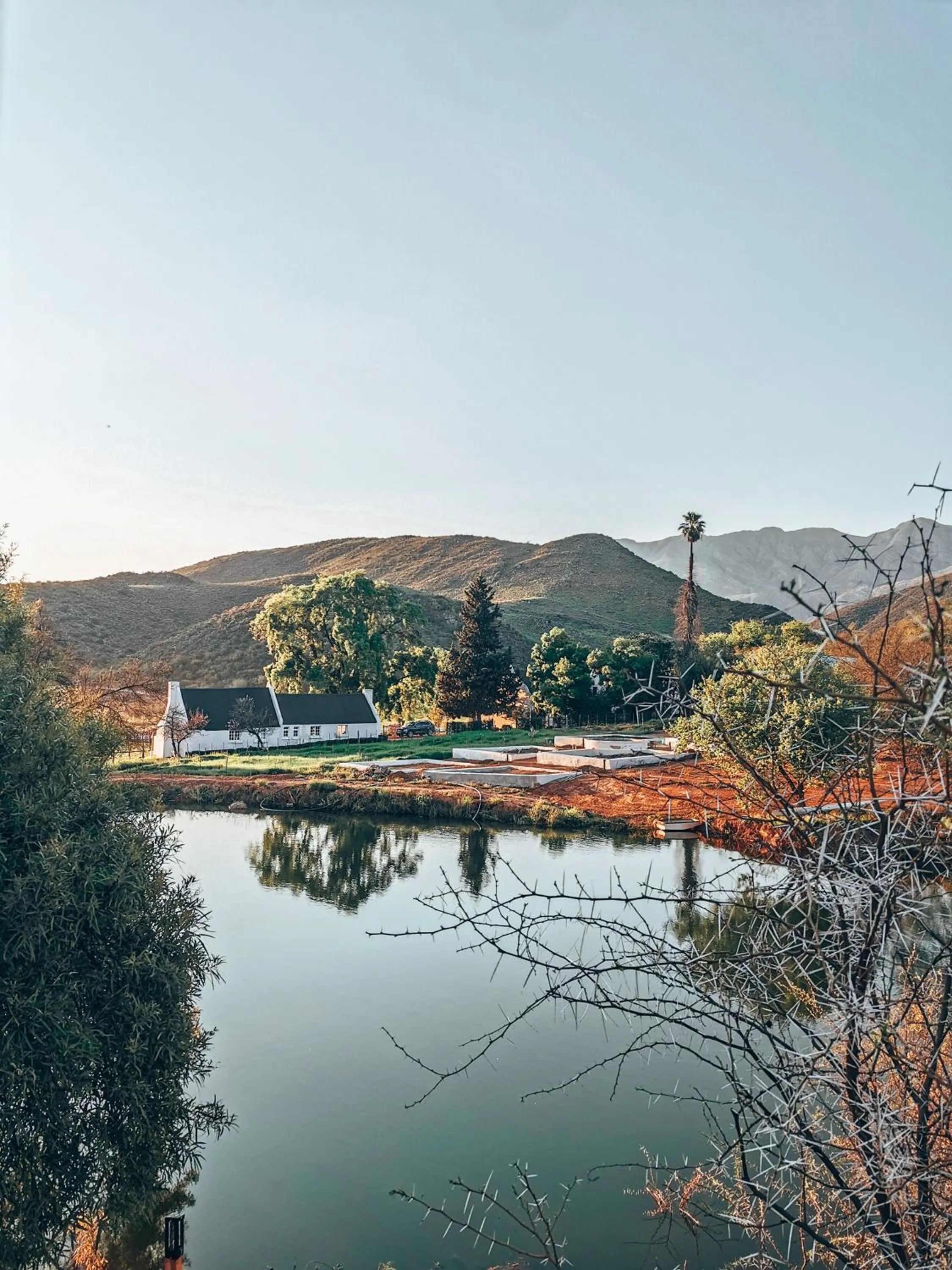 Lake view in De Kombuys
