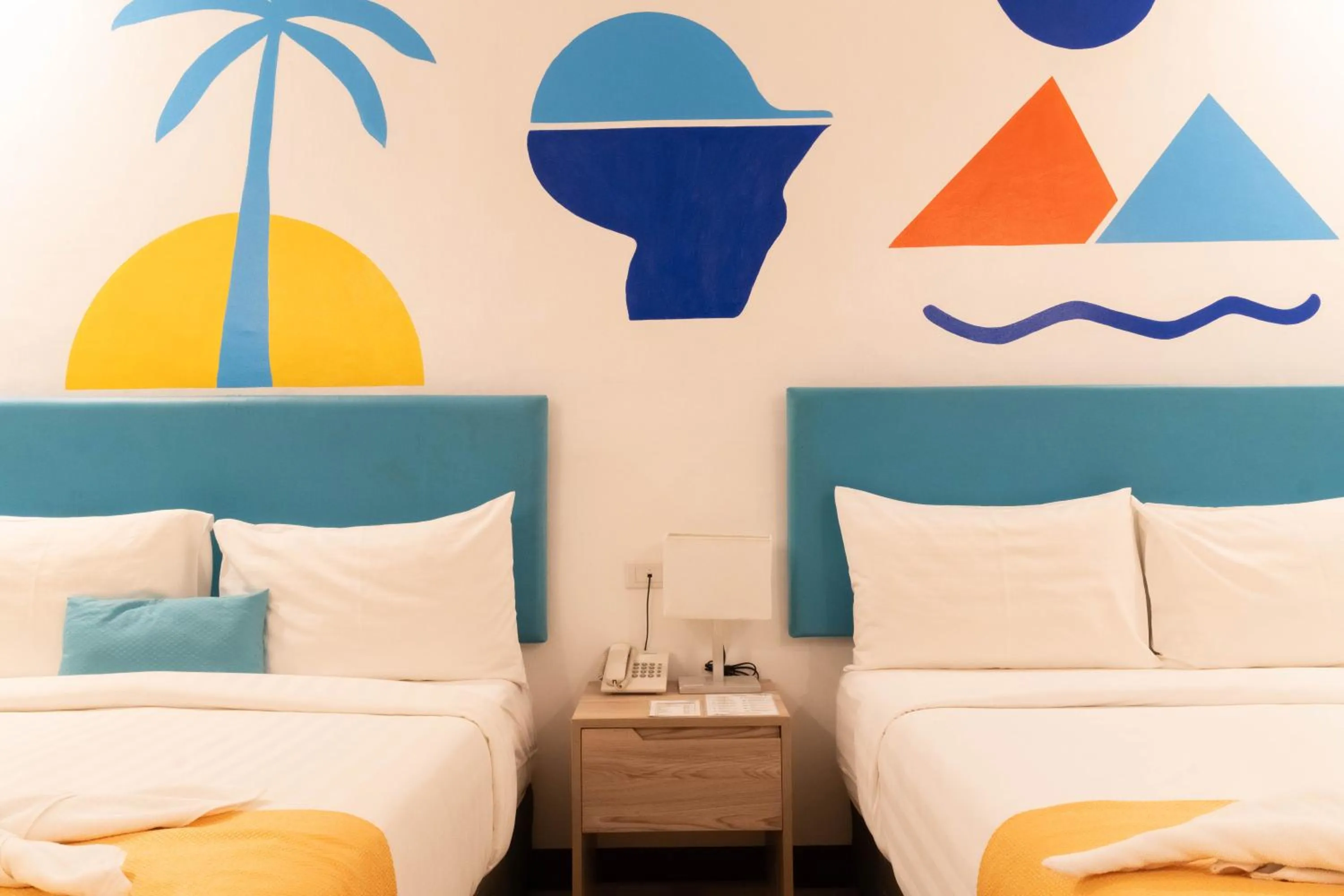 Bed in Boracay Sea View Hotel