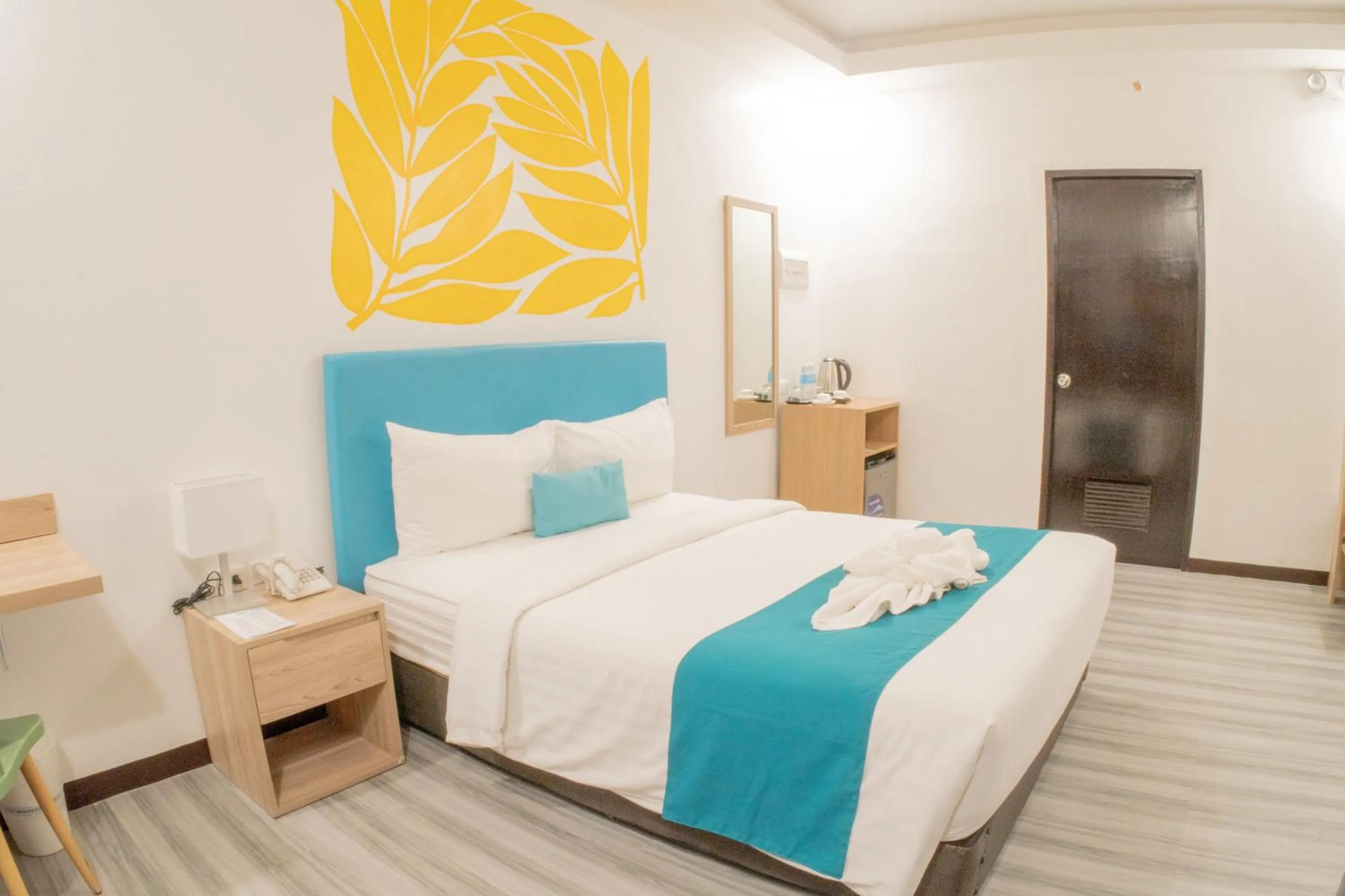 Bed in Boracay Sea View Hotel