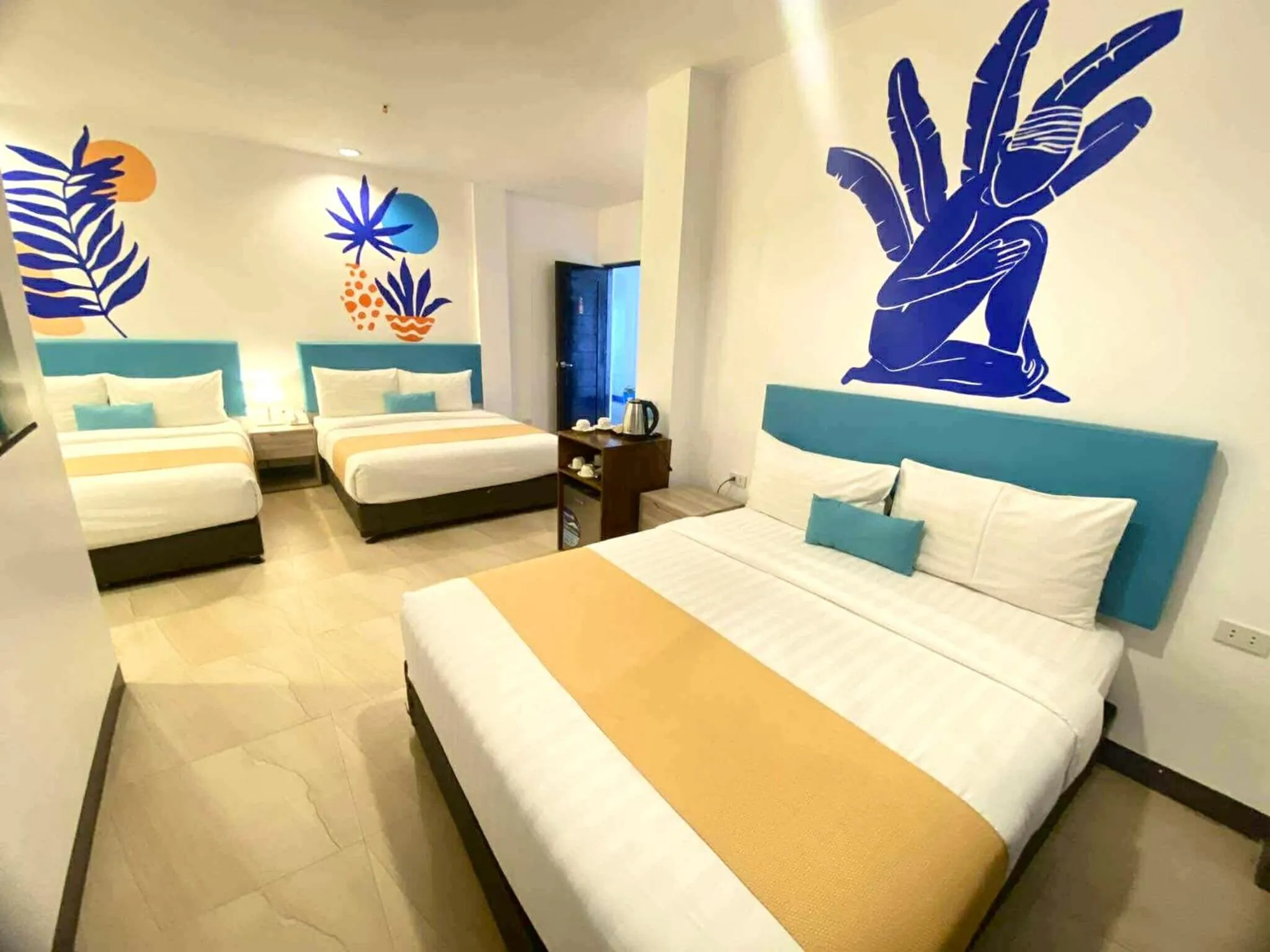 Bed in Boracay Sea View Hotel