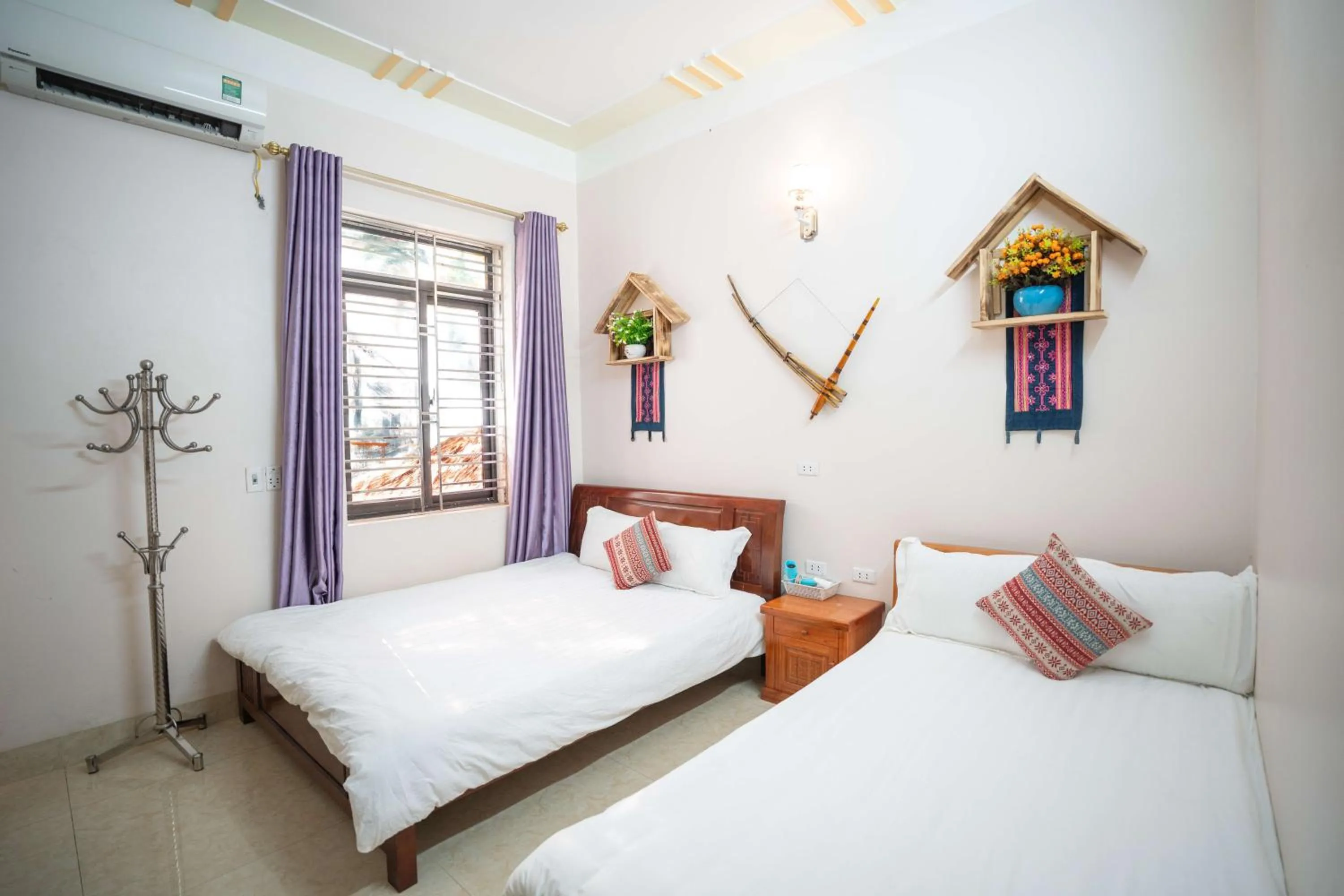 Bed in Sinai Bungalow & Hotel SaPa