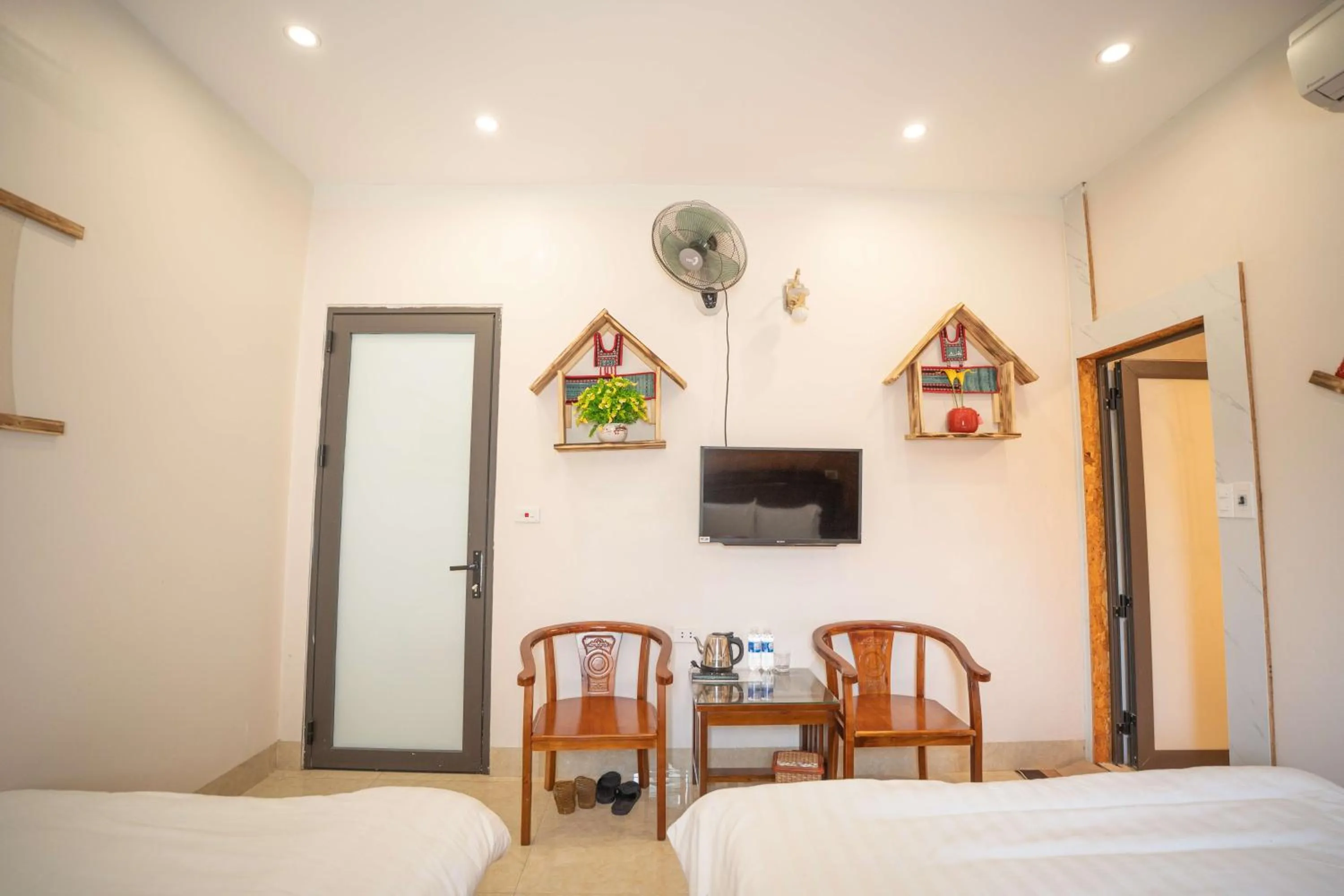 Bed in Sinai Bungalow & Hotel SaPa