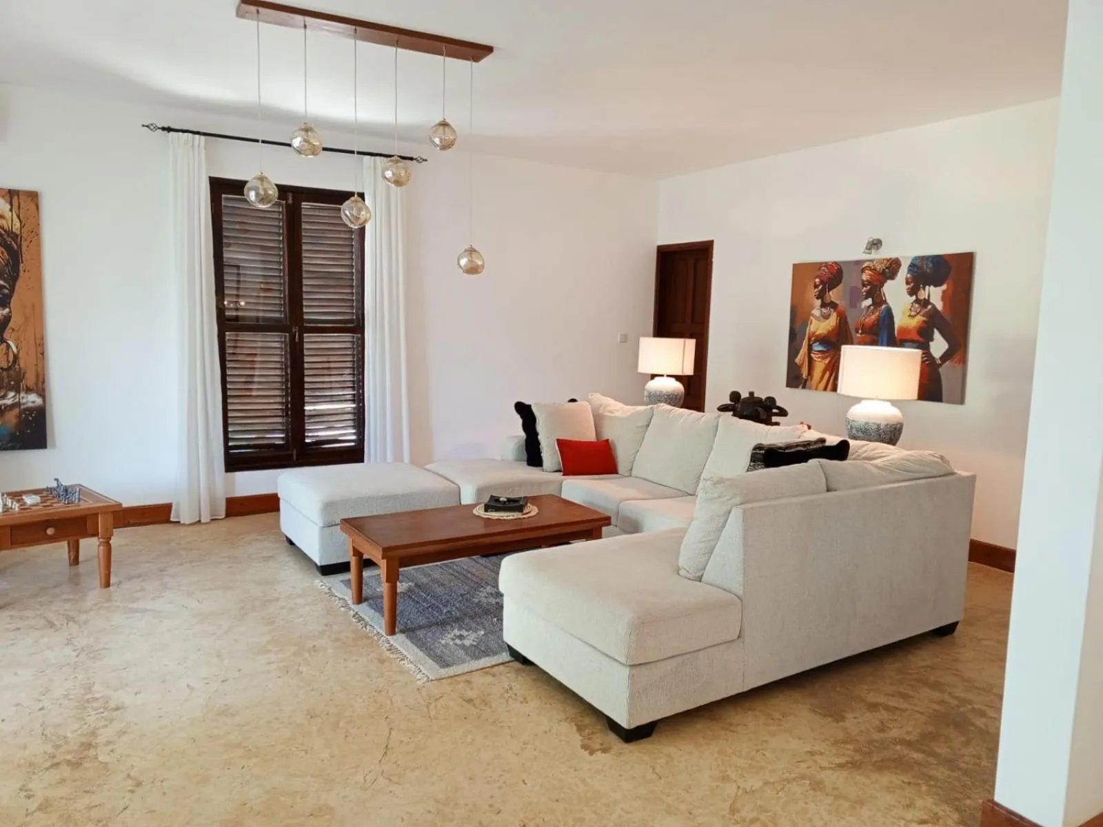 Living room in Sonrisa Villas