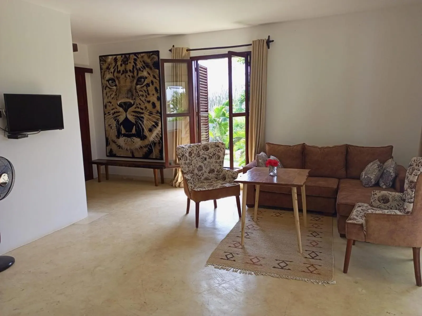 Seating area in Sonrisa Villas