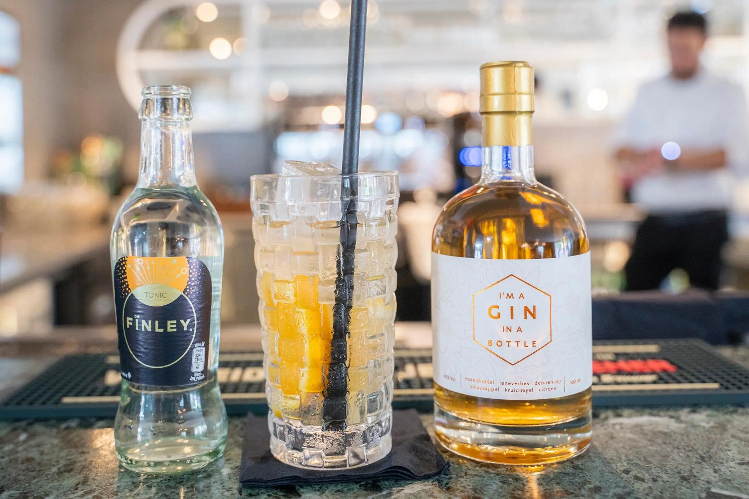 Lounge or bar in blooming