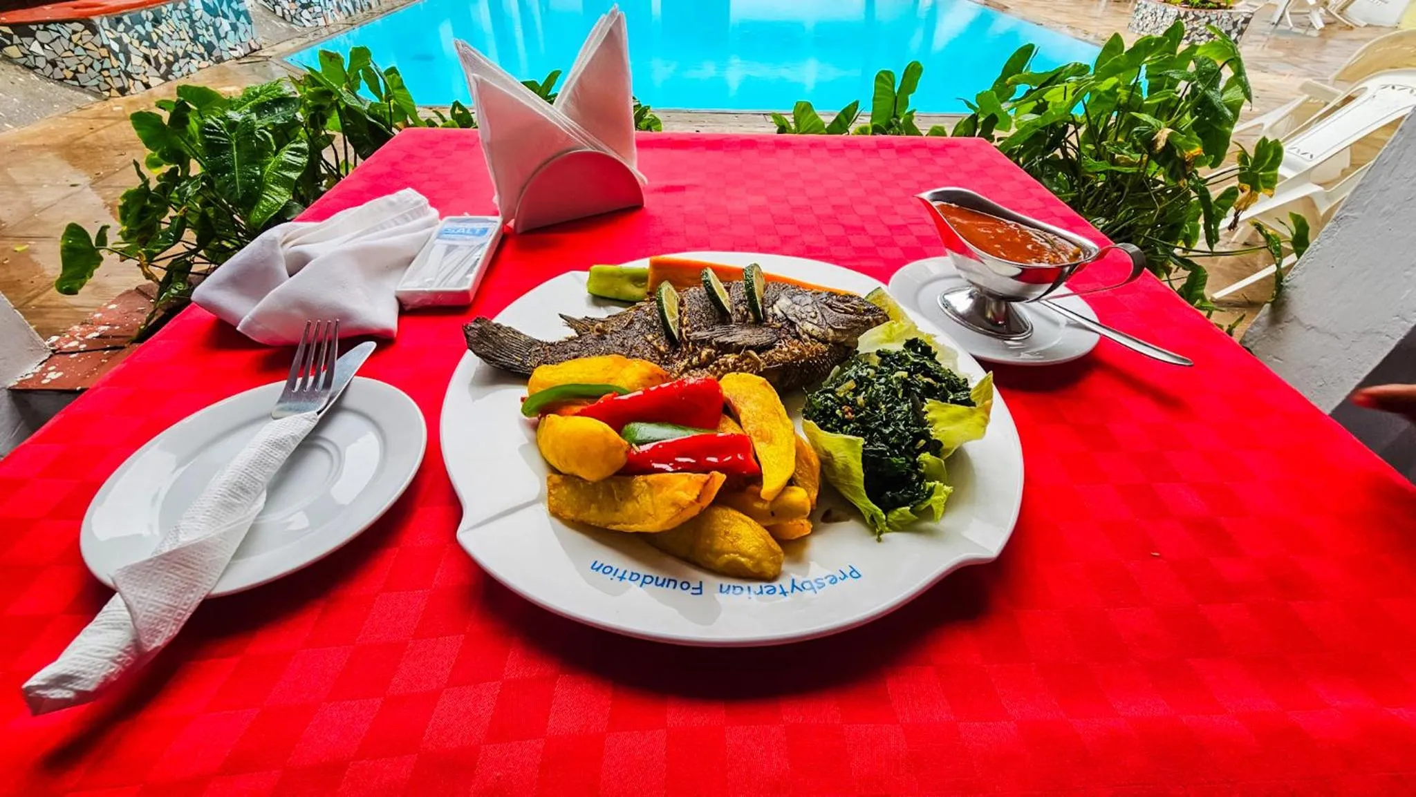 Food close-up in Milele Beach Hotel