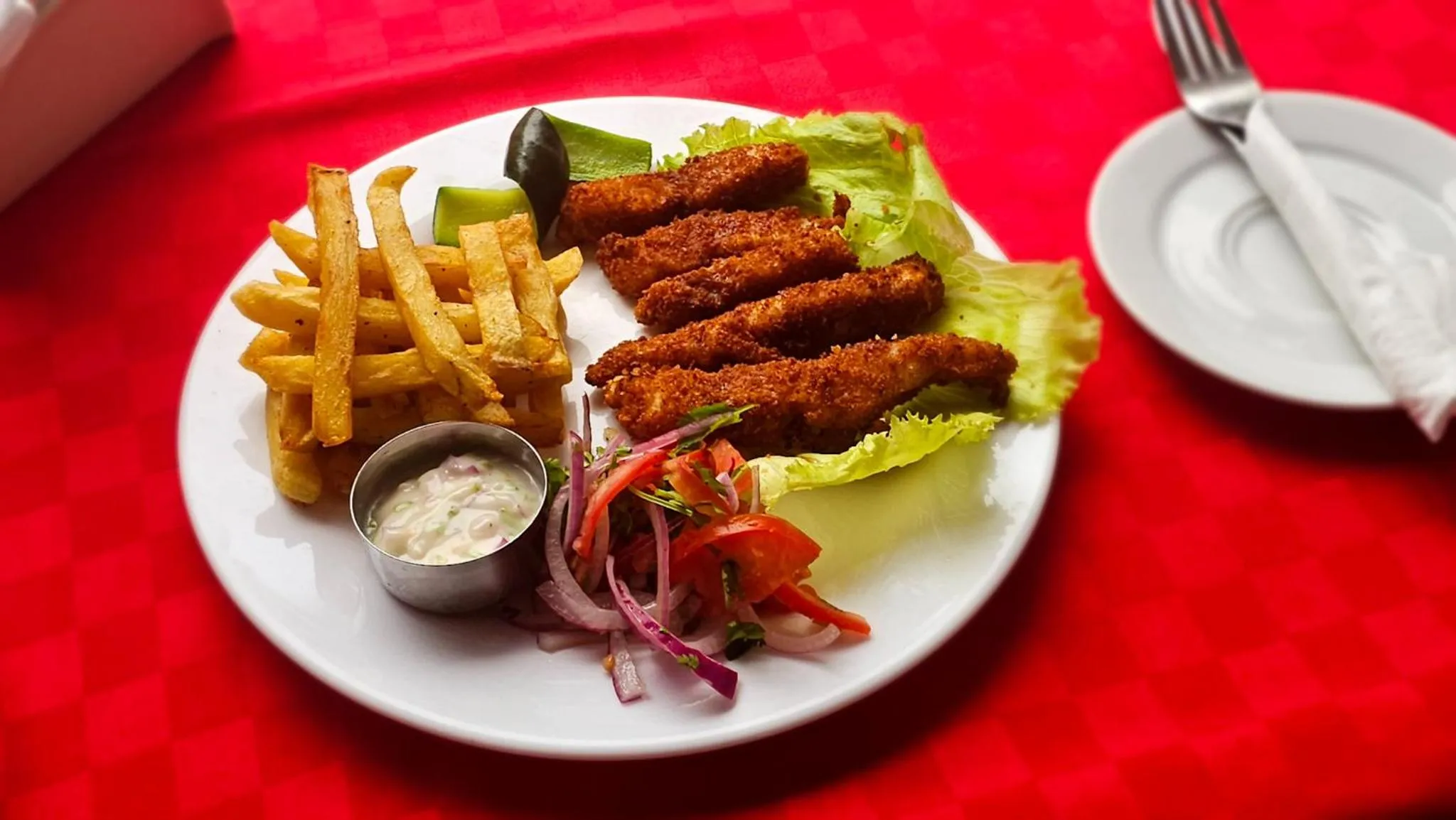 Food close-up in Milele Beach Hotel