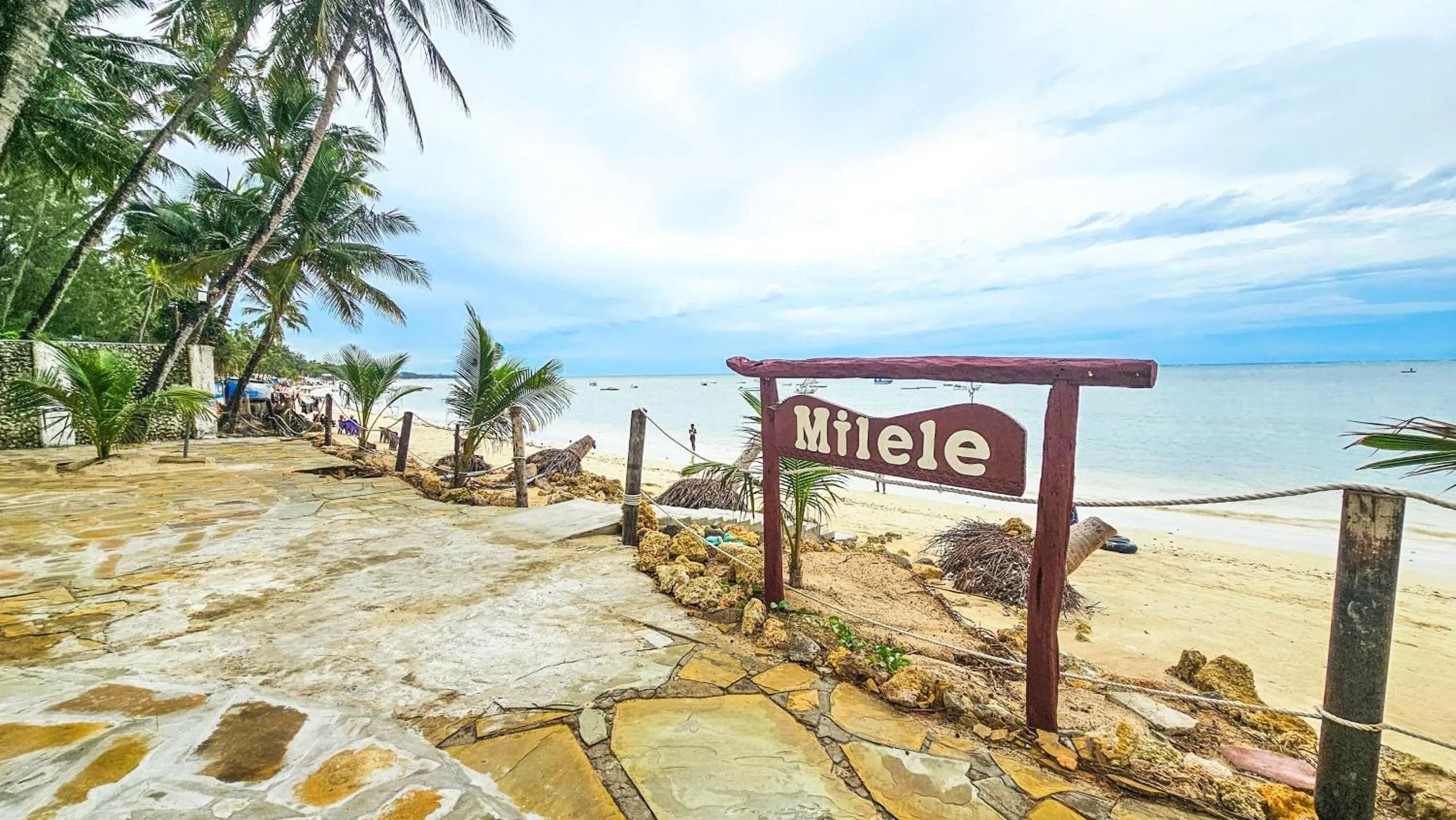 Beach in Milele Beach Hotel