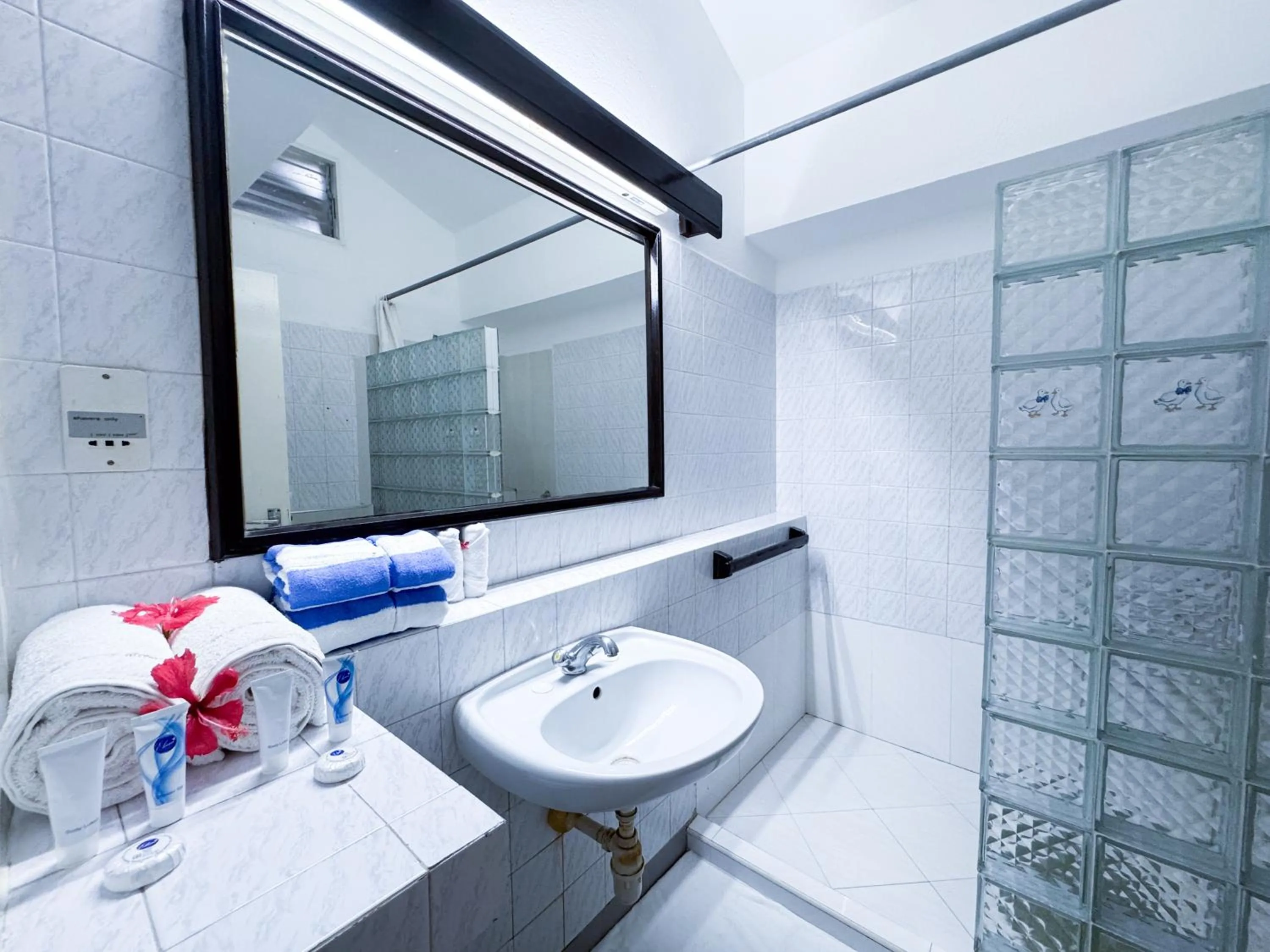 Shower in Milele Beach Hotel